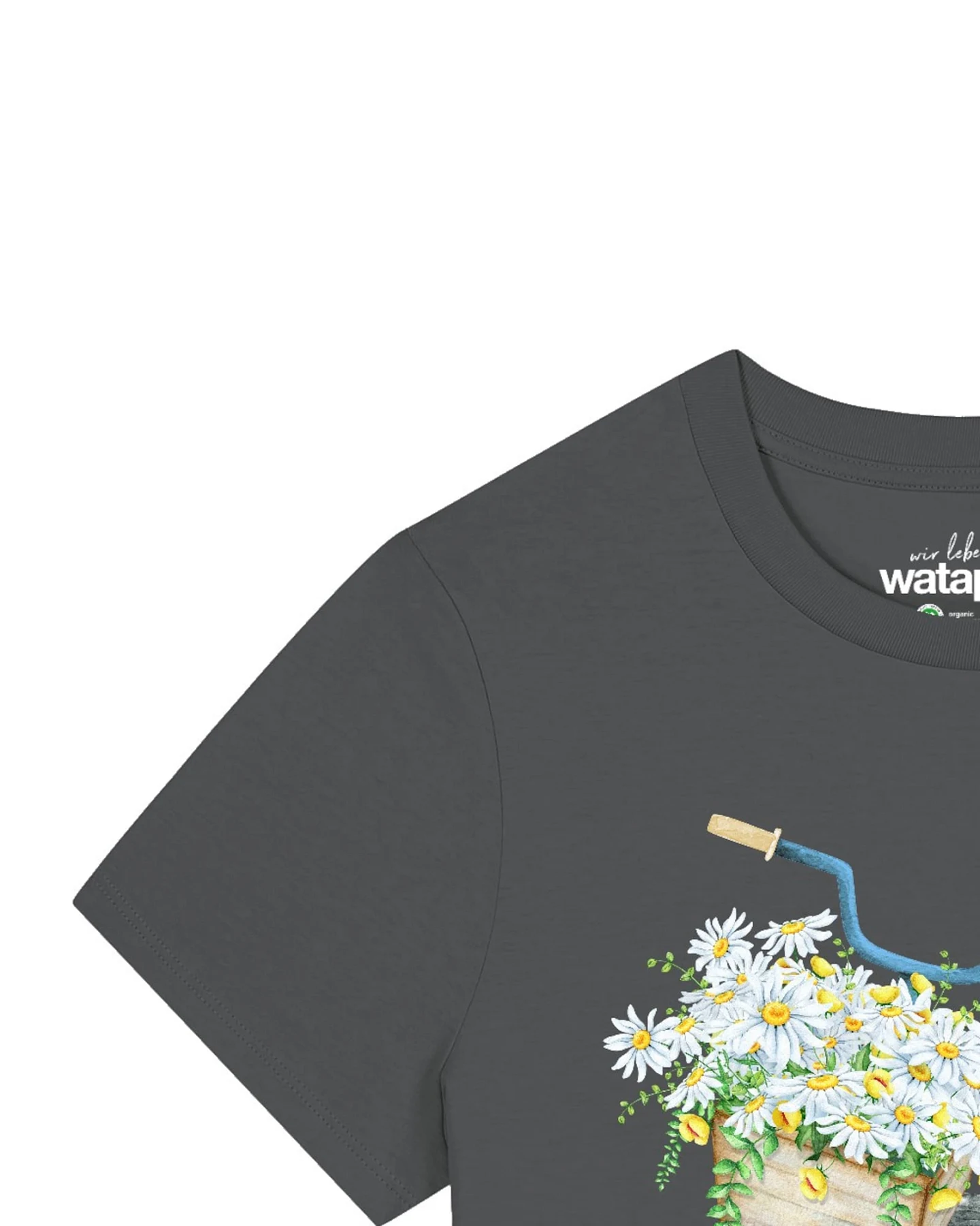 Watapparel T-Shirt Blaues Damenrad – Ansicht 3