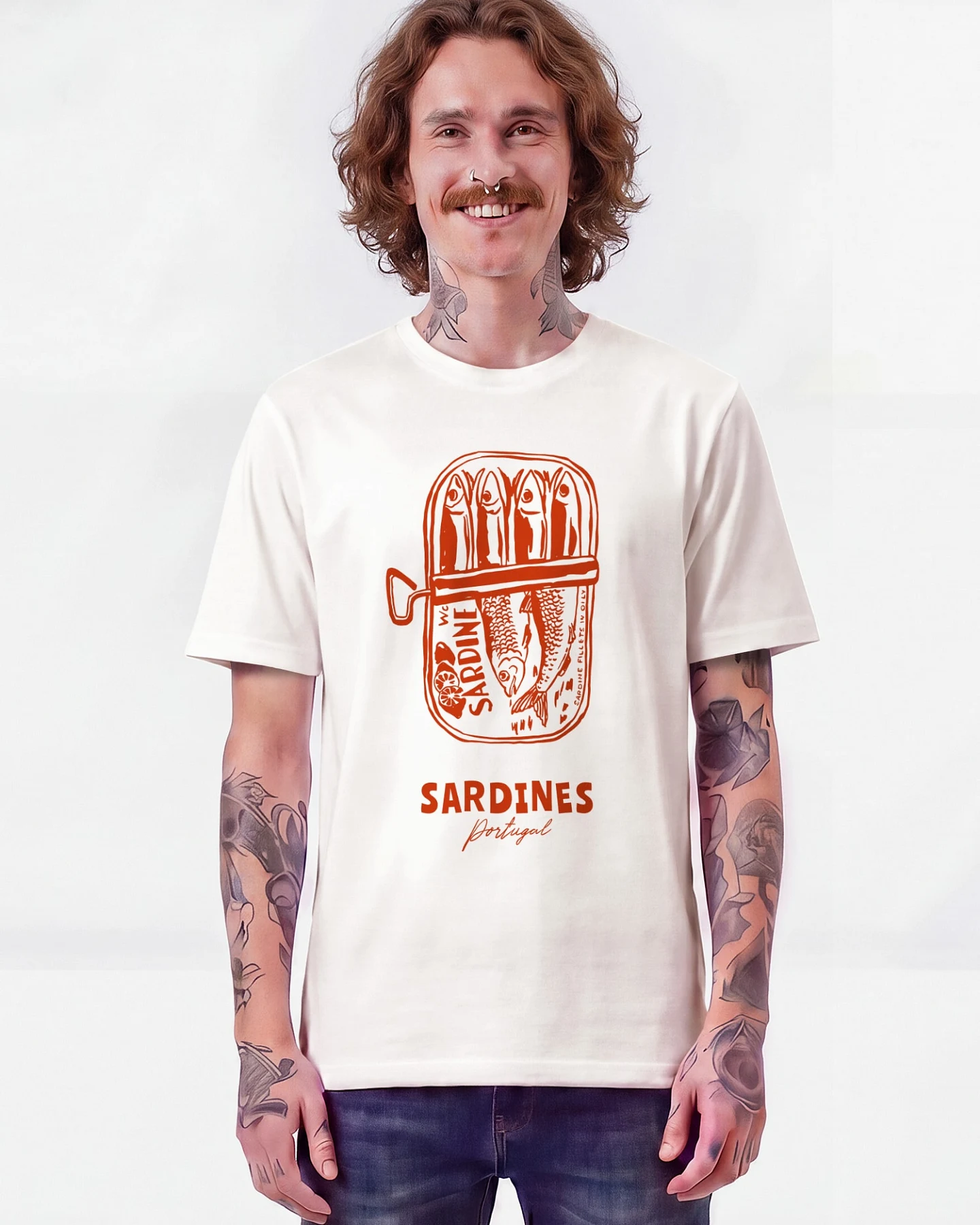 Watapparel T-Shirt Sardines Portugal – Ansicht 2