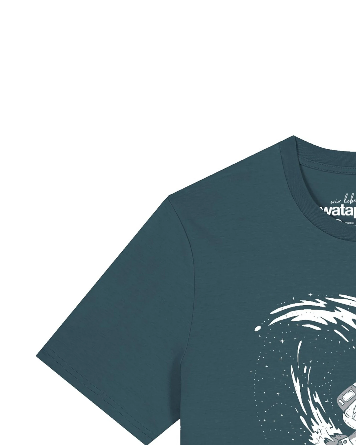 Watapparel T-Shirt Surfing Spaceman – Ansicht 3