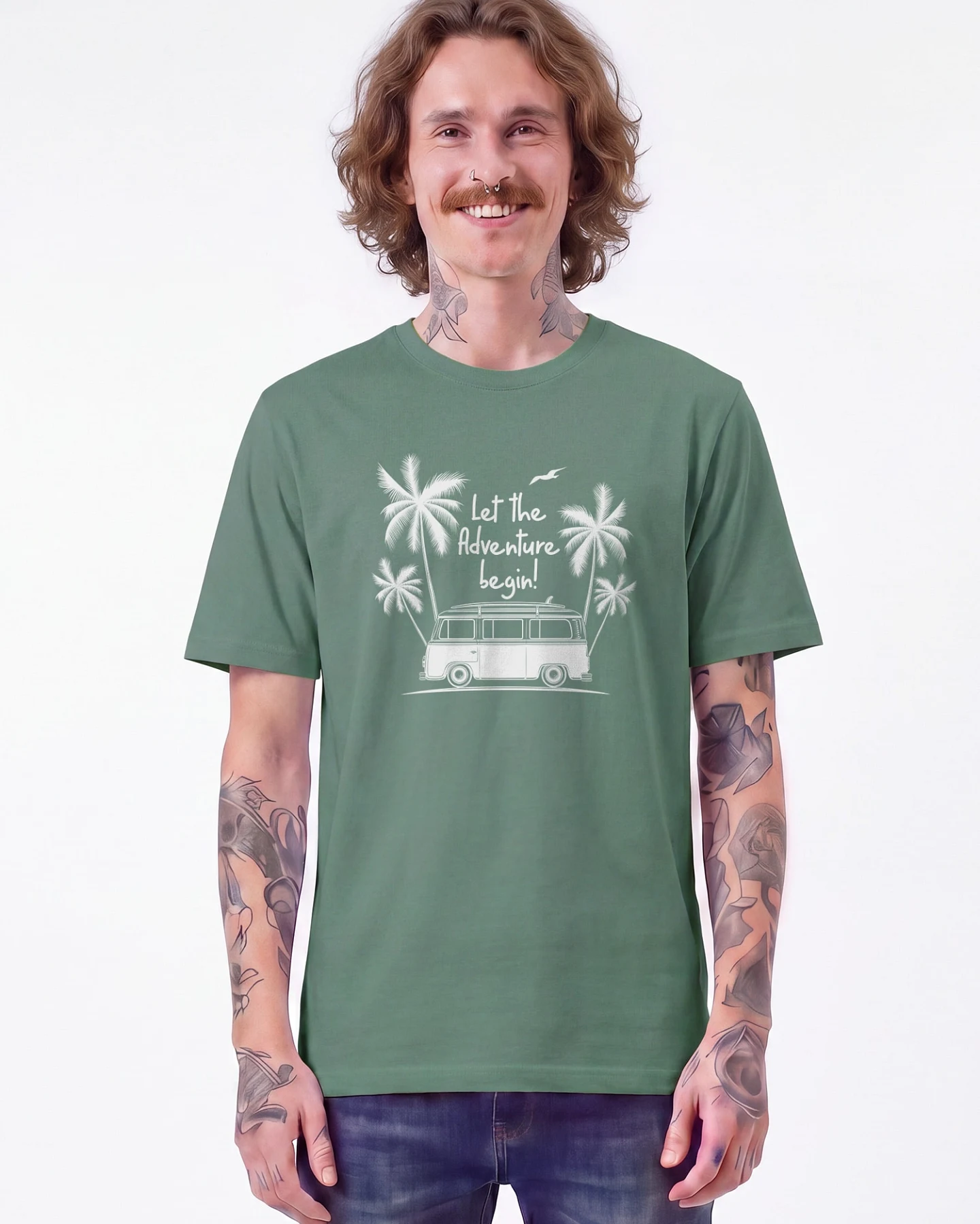 Watapparel T-Shirt Let The Adventure Begin – Ansicht 2