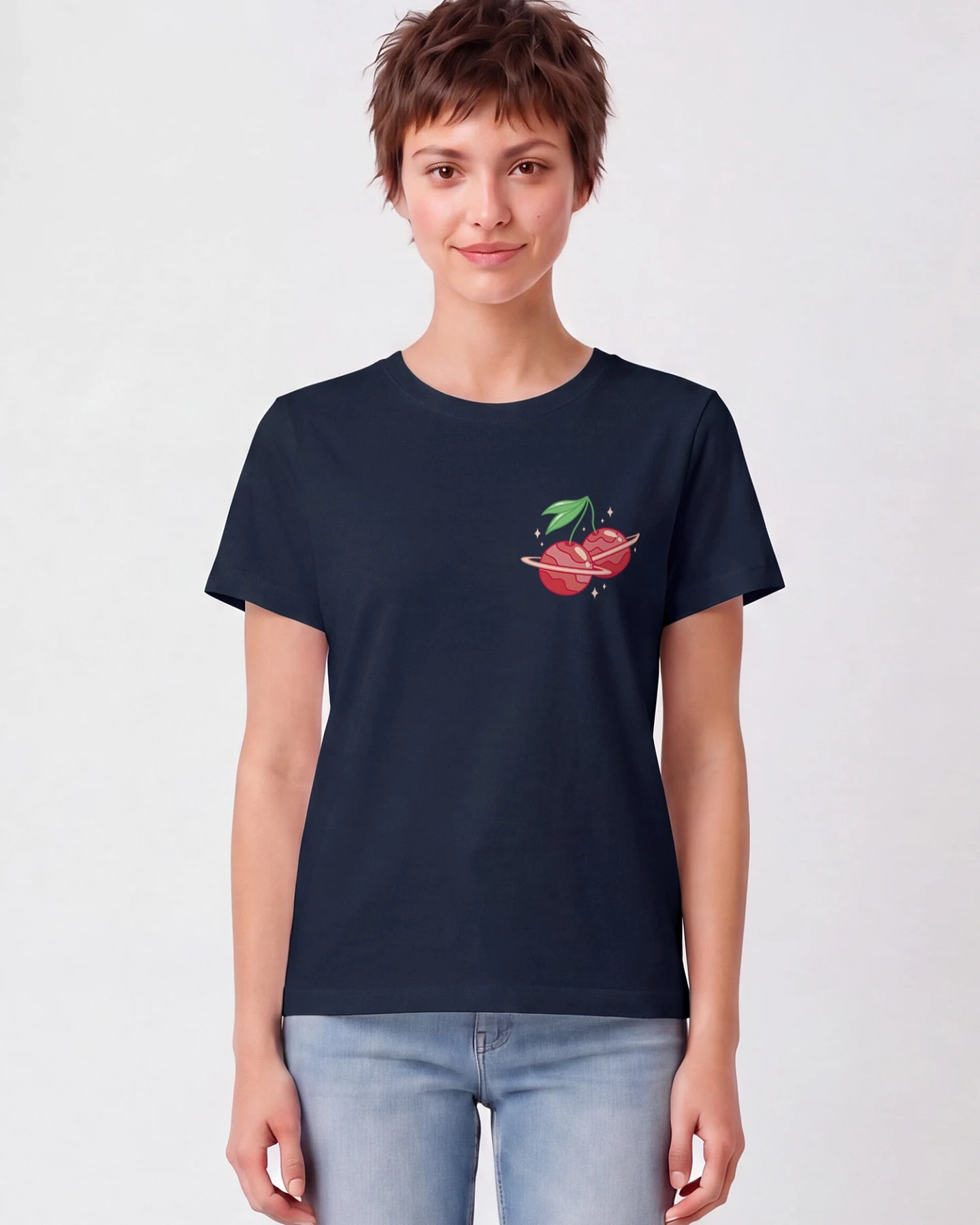 Watapparel T-Shirt Cherry Planets – Ansicht 2