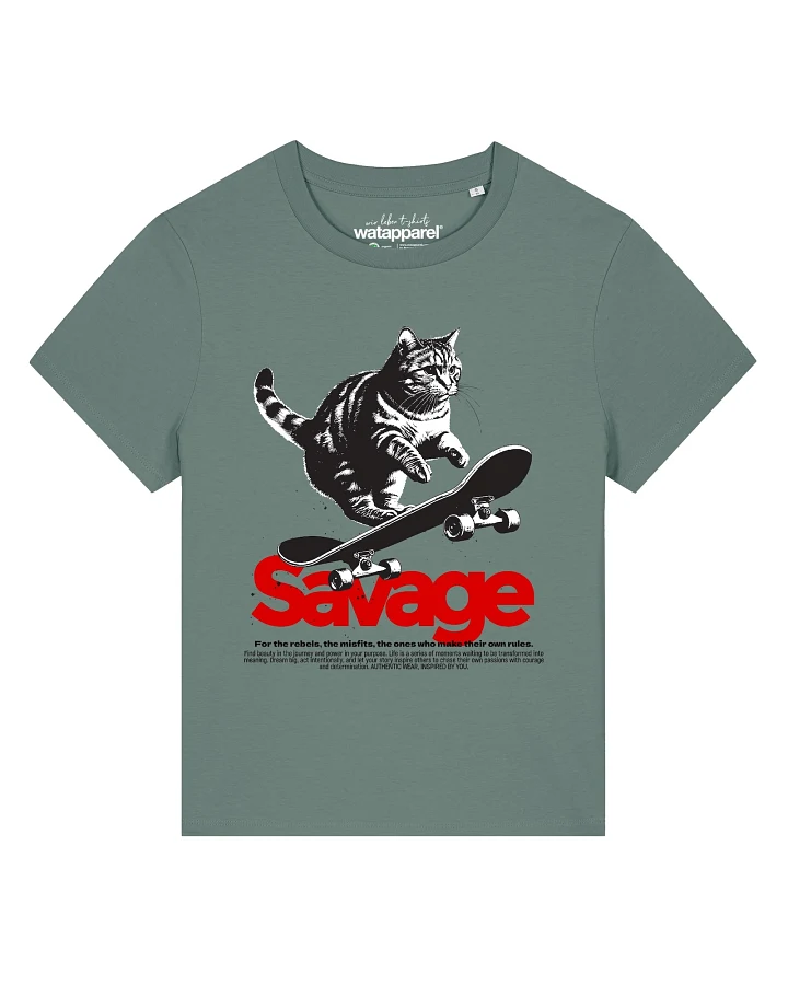 Watapparel T-Shirt Savage Cat