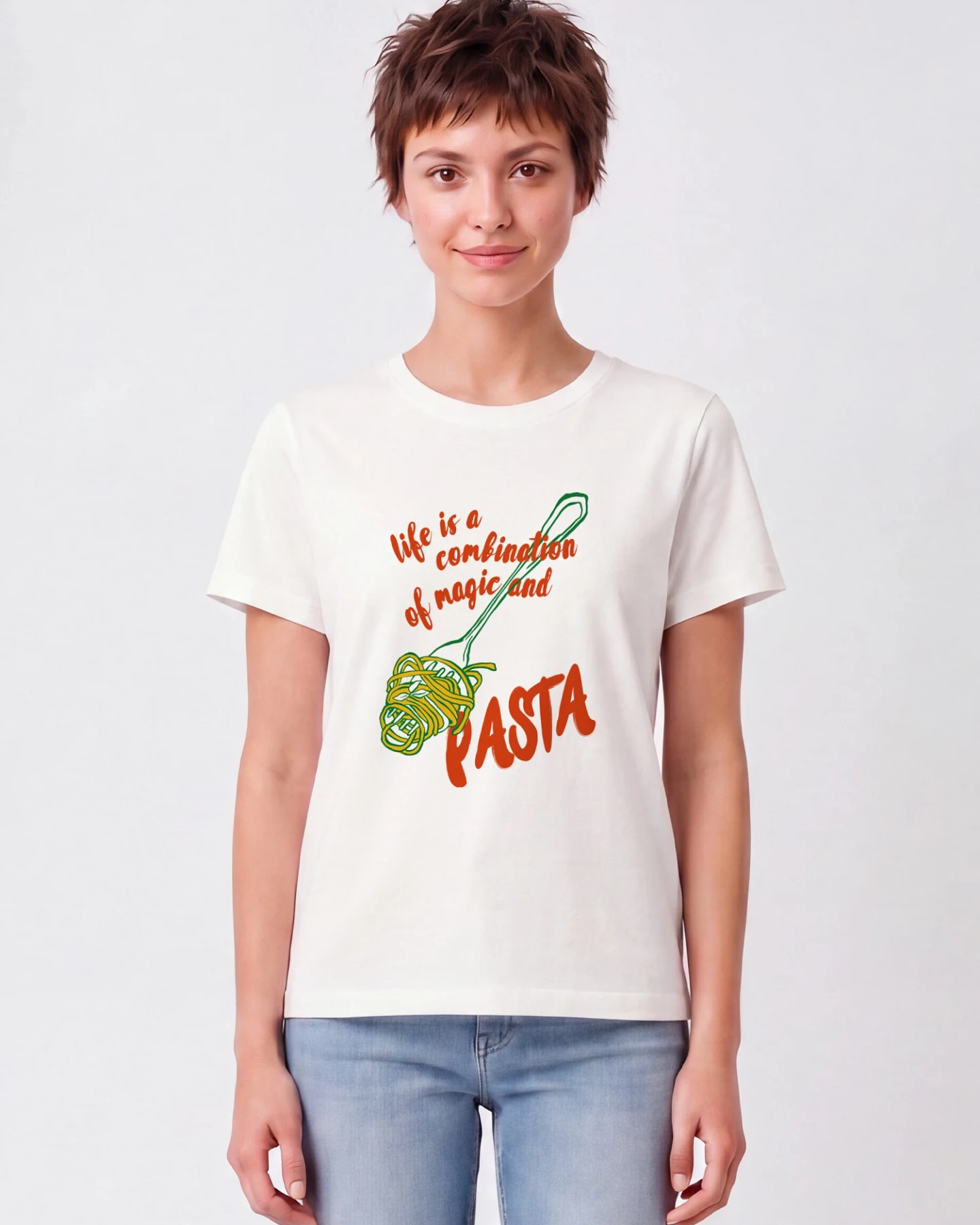 Watapparel T-Shirt Magic And Pasta – Ansicht 2