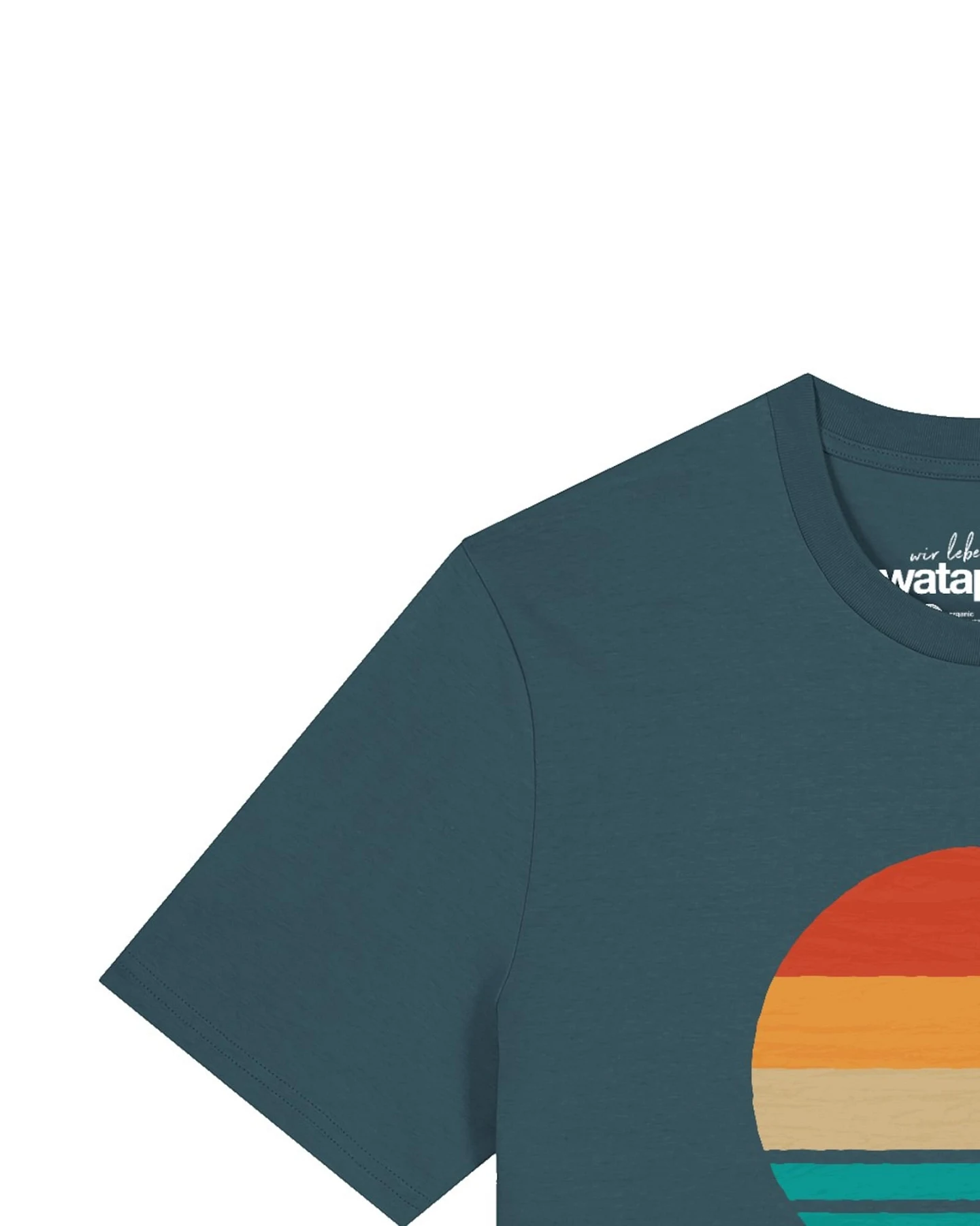 Watapparel T-Shirt Retro Sunset Ocean – Ansicht 3