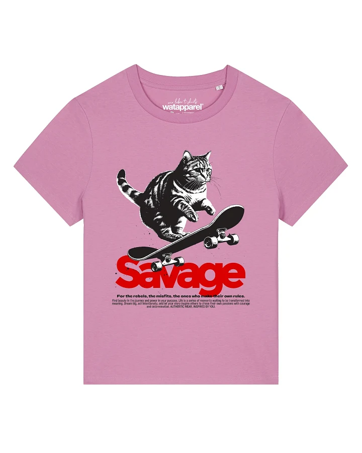 Produktseite: Watapparel T-Shirt Savage Cat
