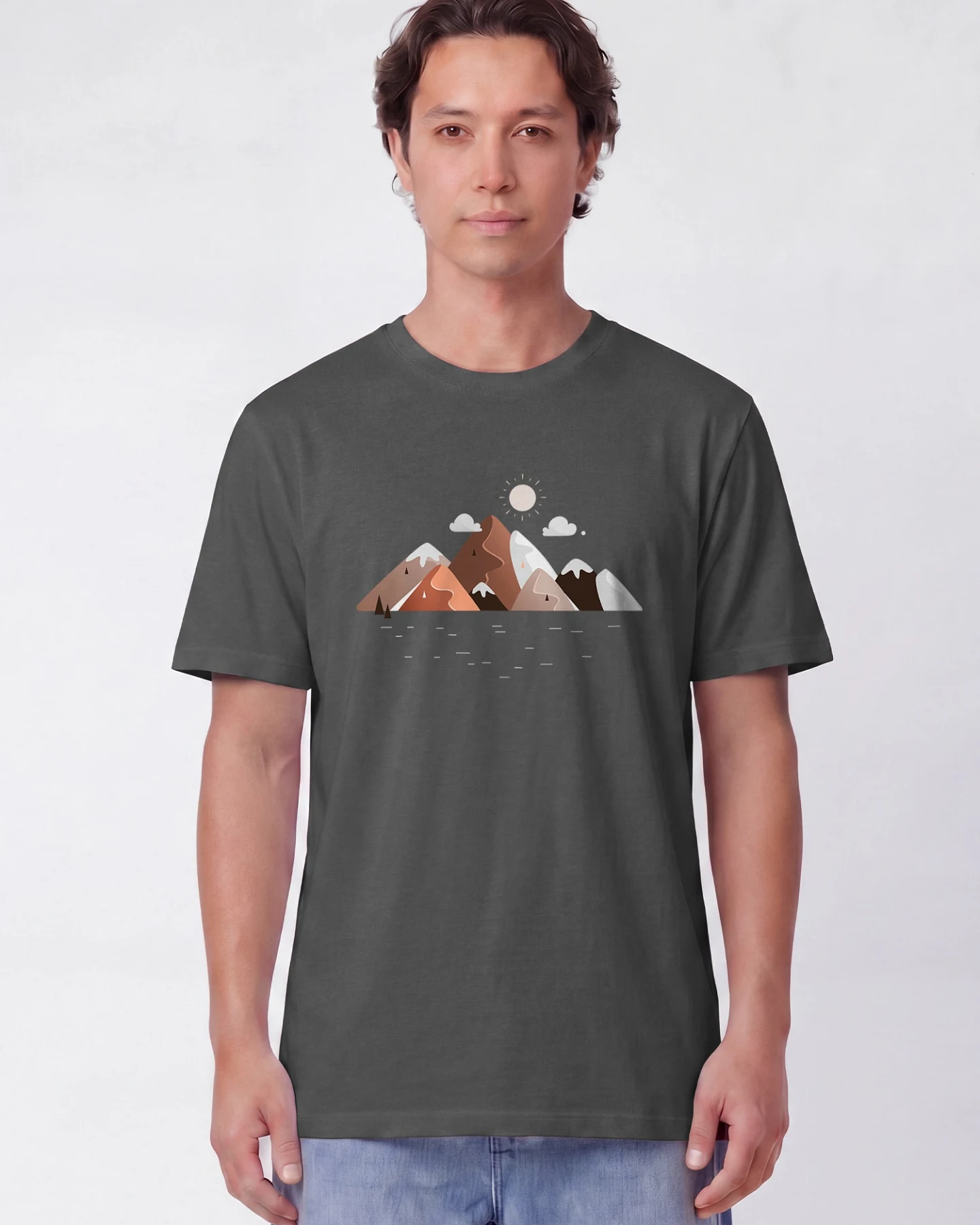 Watapparel T-Shirt Mountains & Moon – Ansicht 2