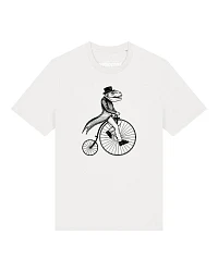 Produktseite: Watapparel T-Shirt T-Rex Auf Fahrrad