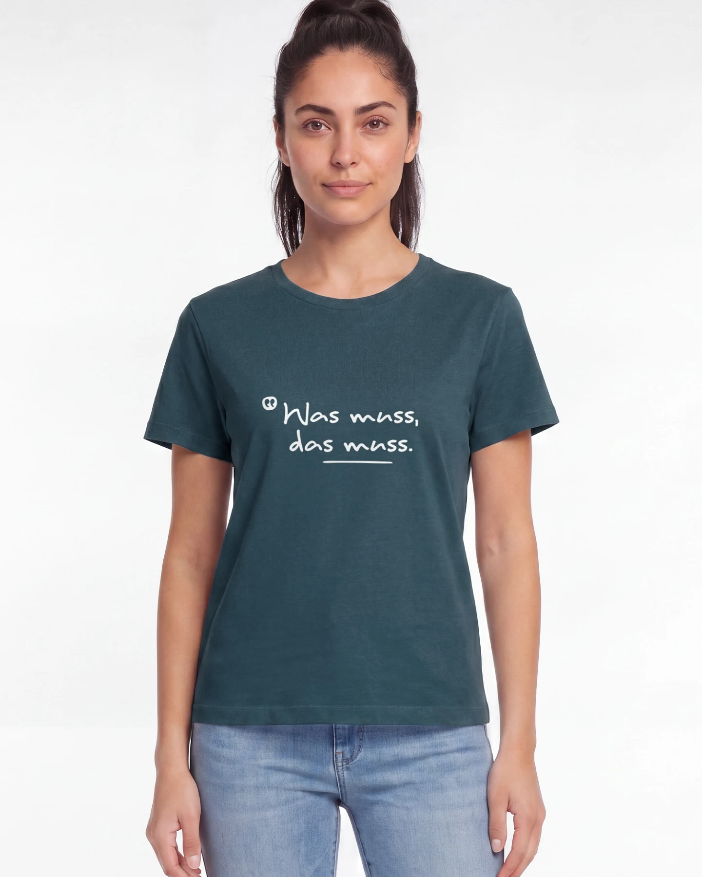 Watapparel T-Shirt Was Muss Das Muss – Ansicht 2