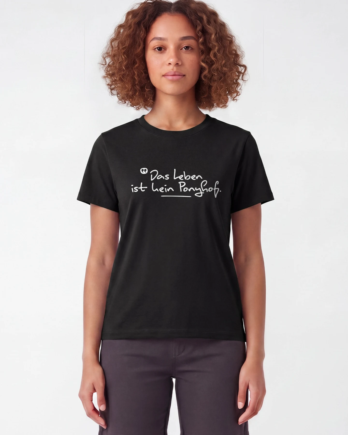 Watapparel T-Shirt Das Leben Ist Kein Ponyhof – Ansicht 2