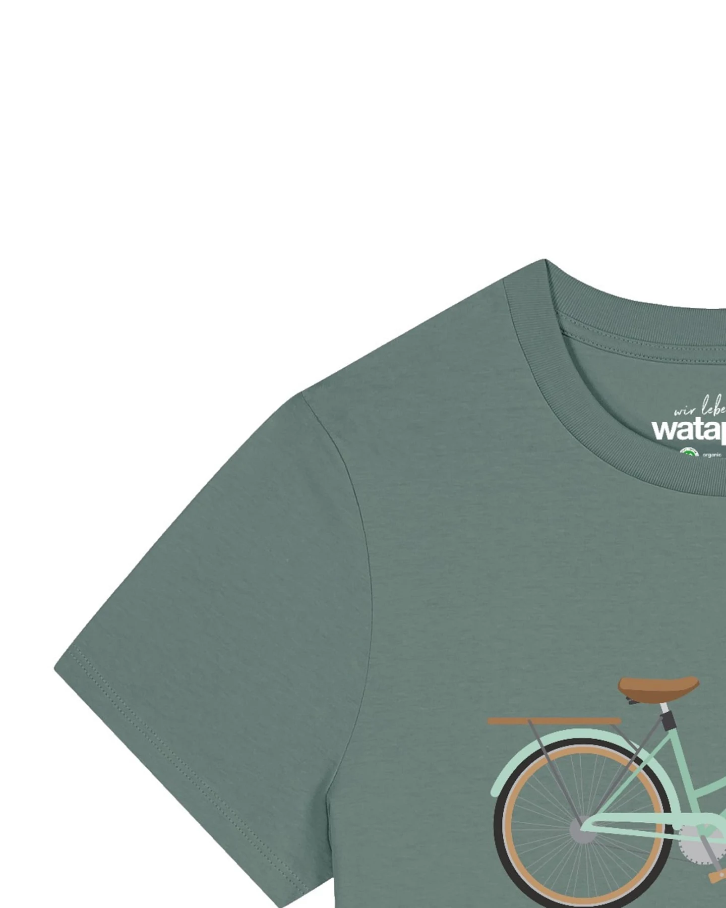 Watapparel T-Shirt Mint Bike – Ansicht 3