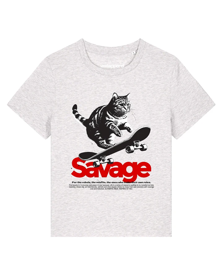 Produktseite: Watapparel T-Shirt Savage Cat