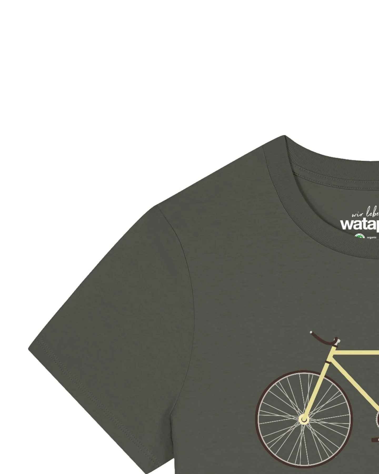 Watapparel T-Shirt Yellow Bike – Ansicht 3