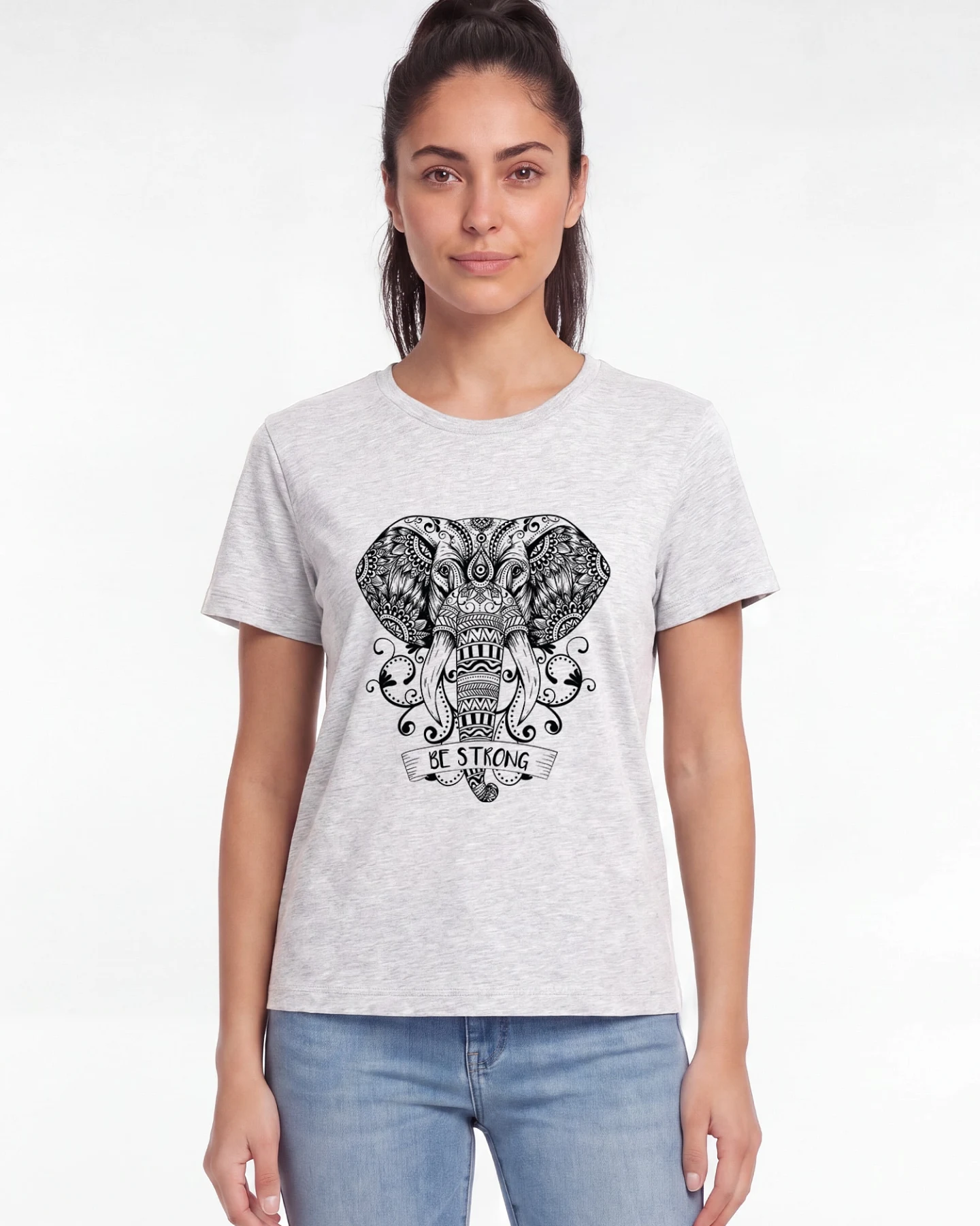 Watapparel T-Shirt Mandala Elephant – Ansicht 2