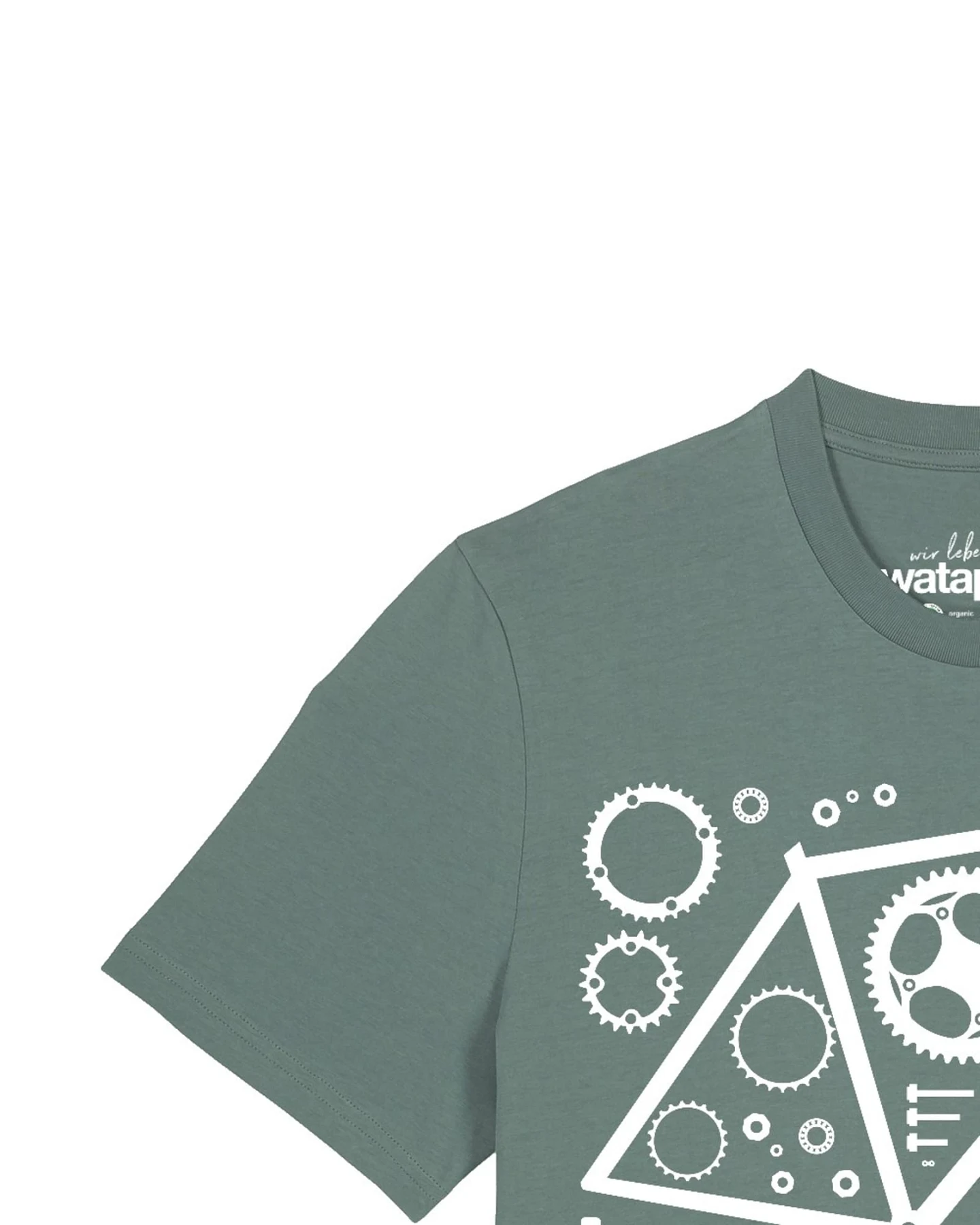 Watapparel T-Shirt Fahrradteile – Ansicht 3