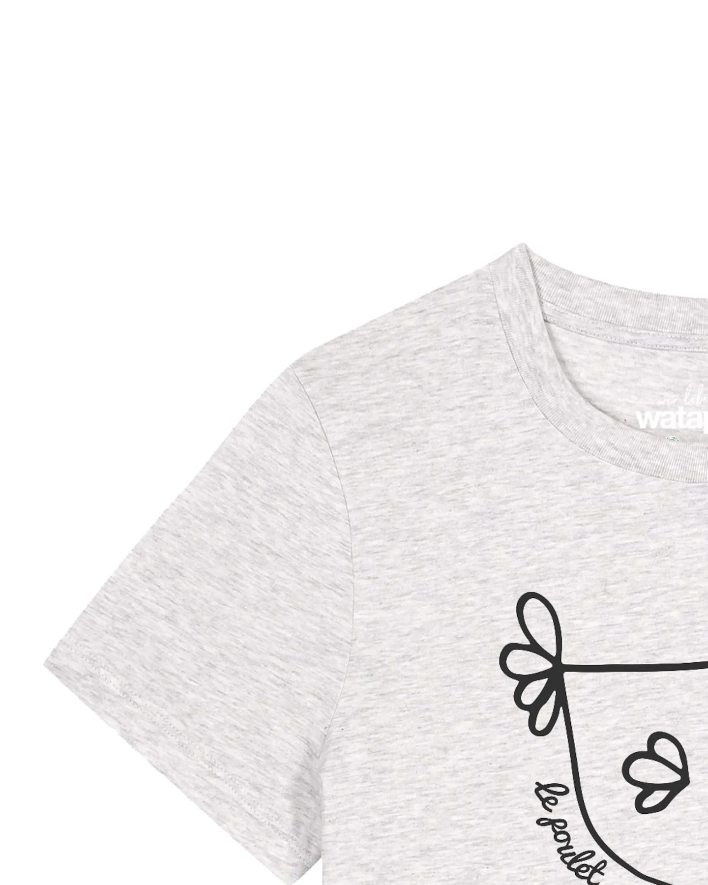 Watapparel T-Shirt Le Poulet - Das Huhn – Ansicht 3