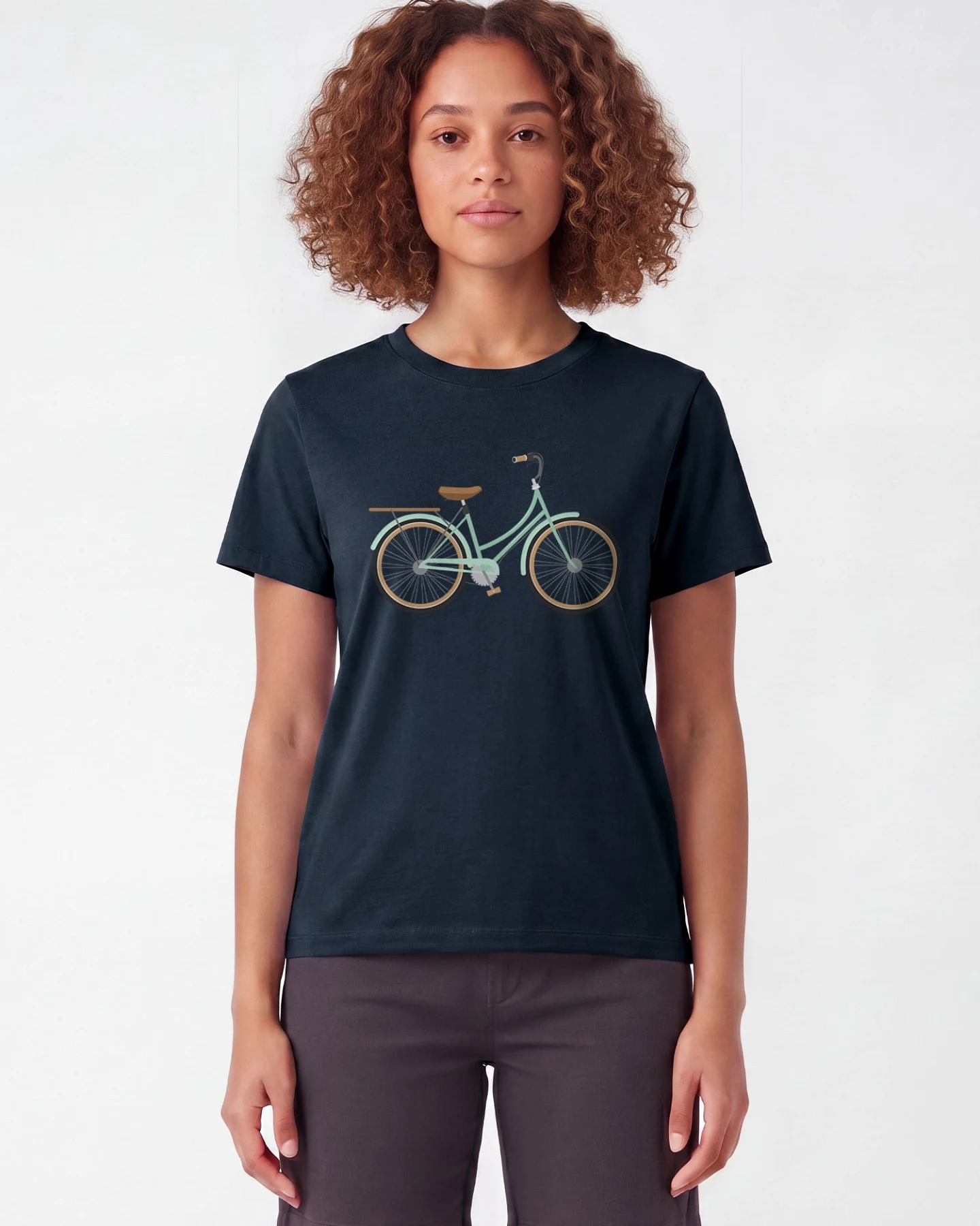Watapparel T-Shirt Mint Bike – Ansicht 2