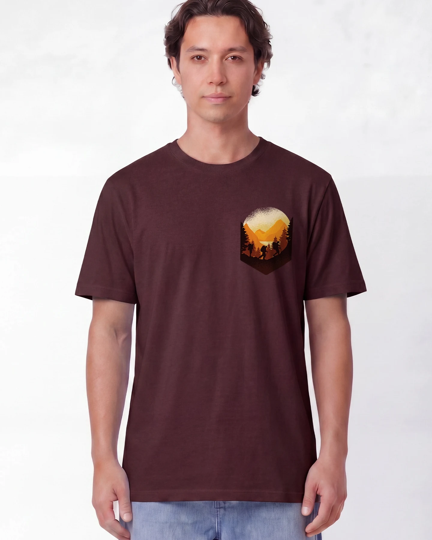 Watapparel T-Shirt Hiking In The Mountains – Ansicht 2