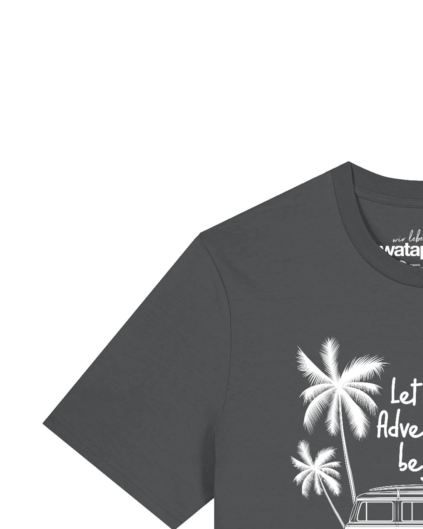 Watapparel T-Shirt Let The Adventure Begin – Ansicht 3