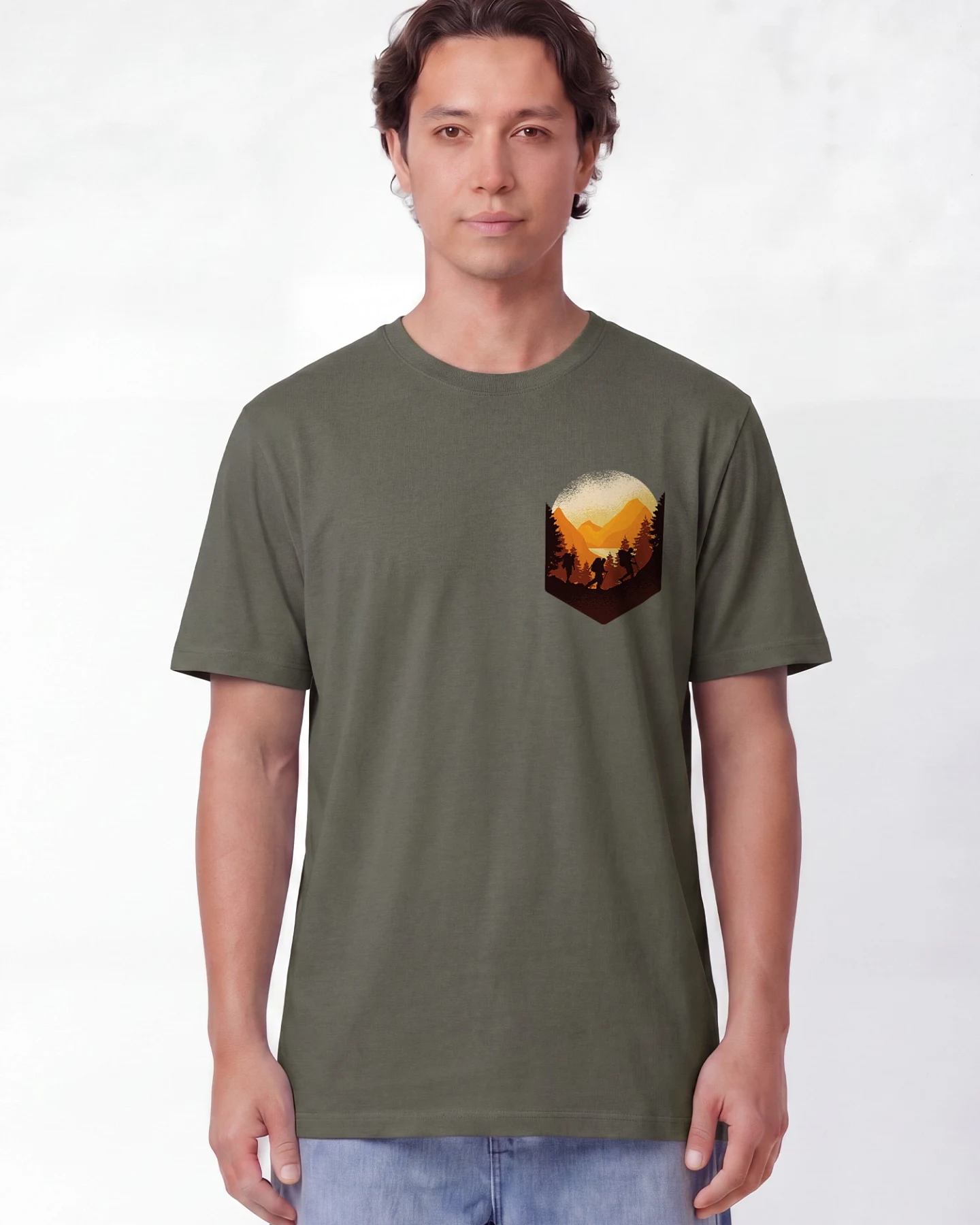 Watapparel T-Shirt Hiking In The Mountains – Ansicht 2
