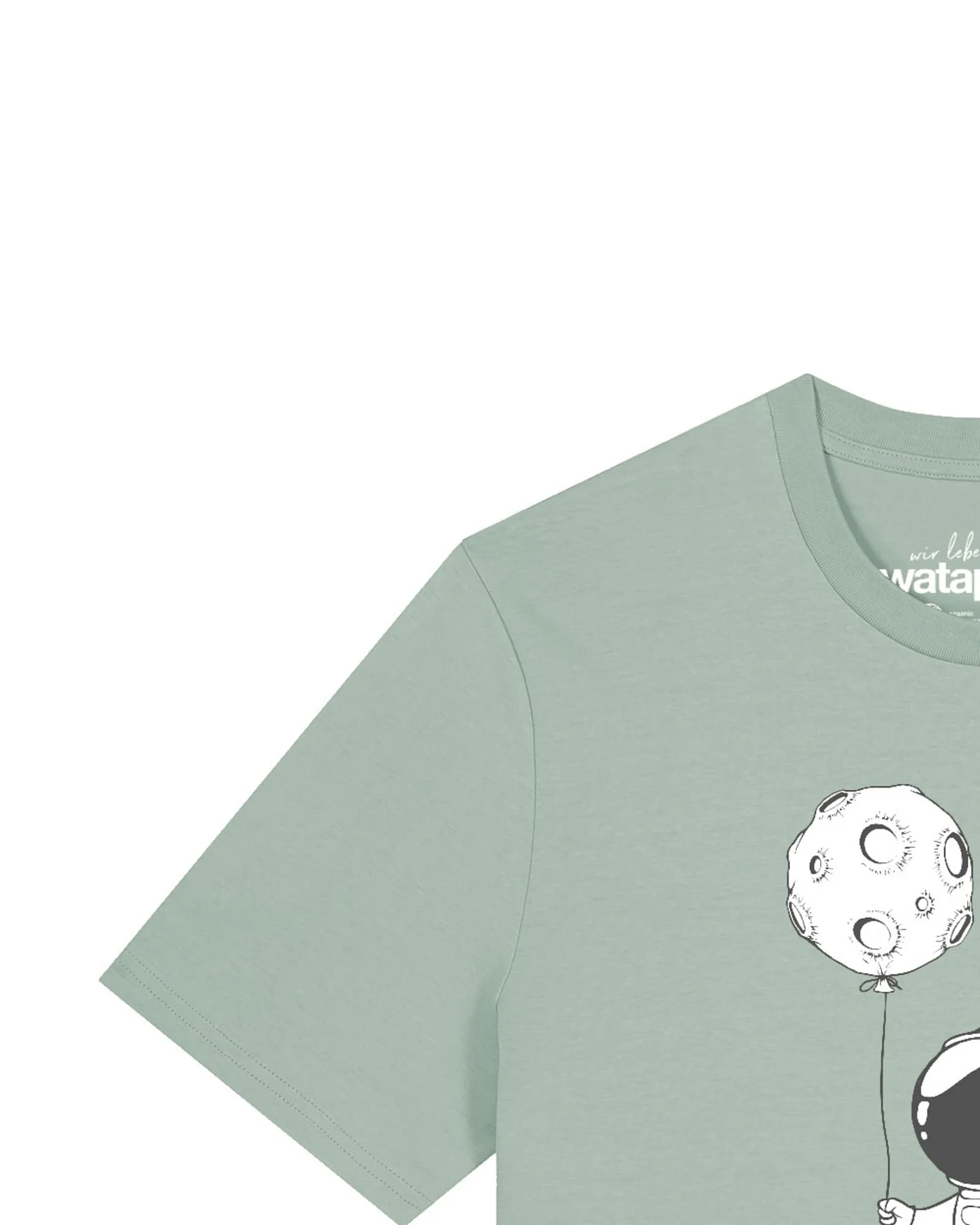 Watapparel T-Shirt Kleiner Astronaut Mit Luftballon – Ansicht 3