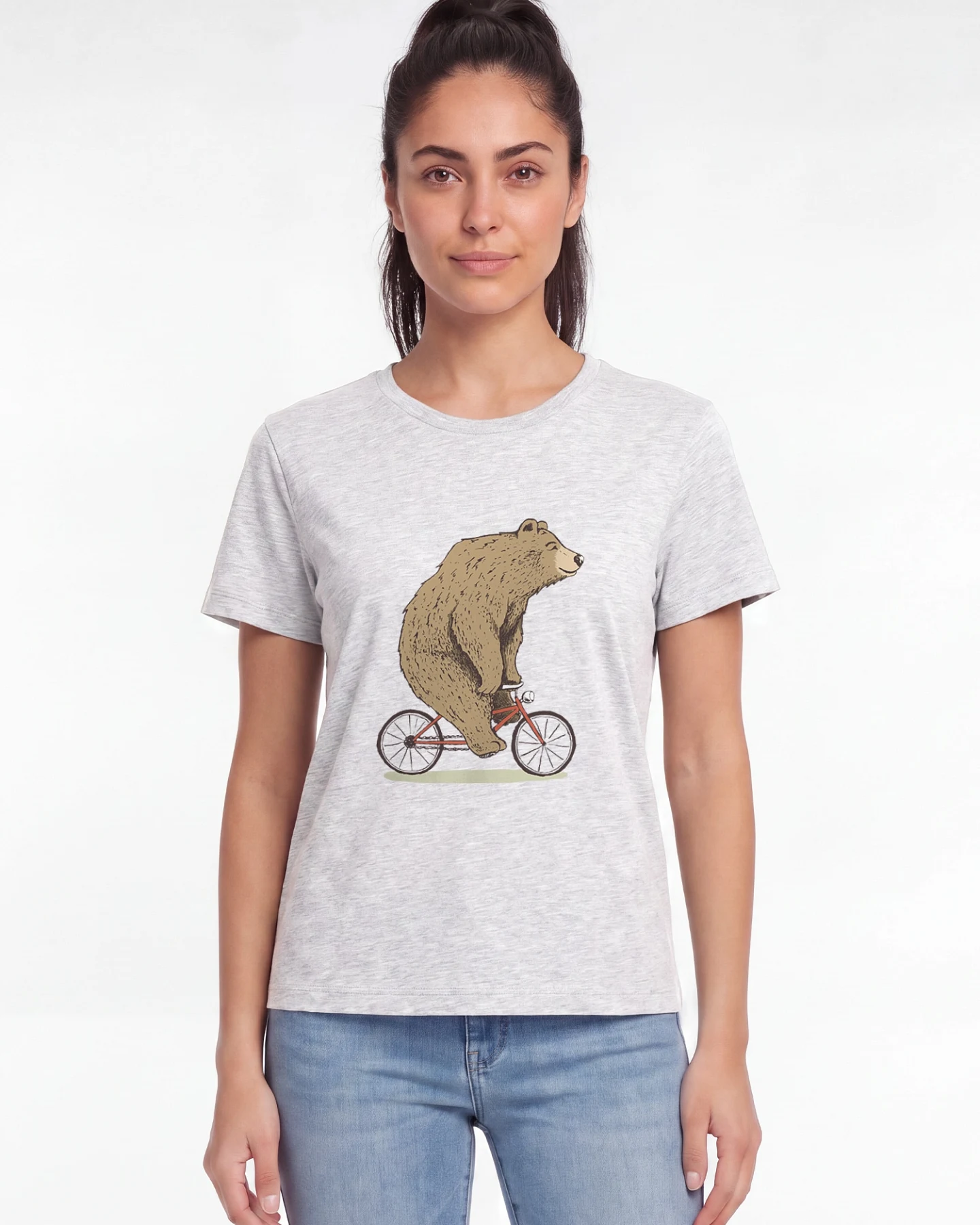 Watapparel T-Shirt Fahrradbär – Ansicht 2