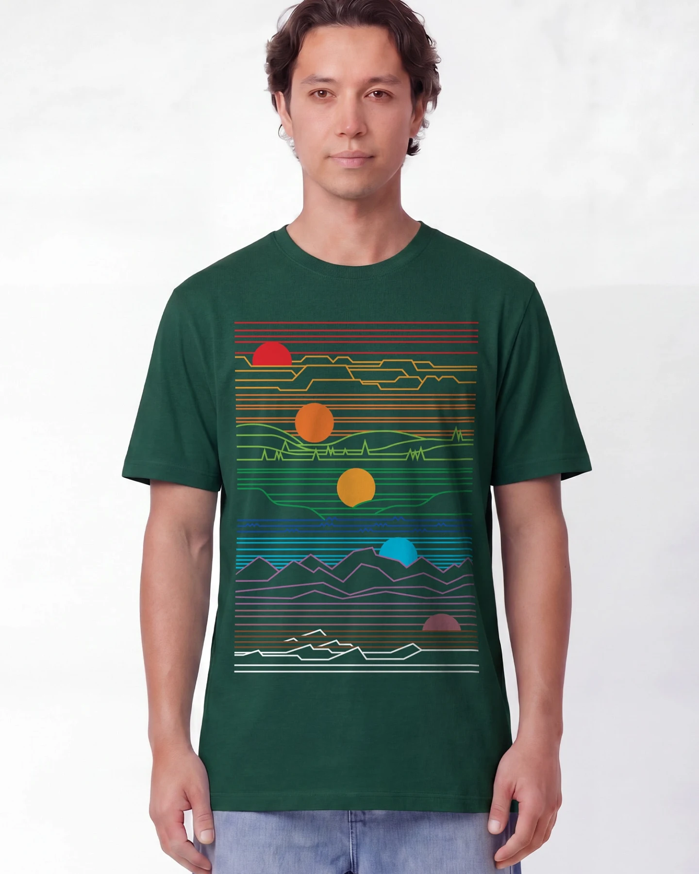 Watapparel T-Shirt Sun And Moon – Ansicht 2