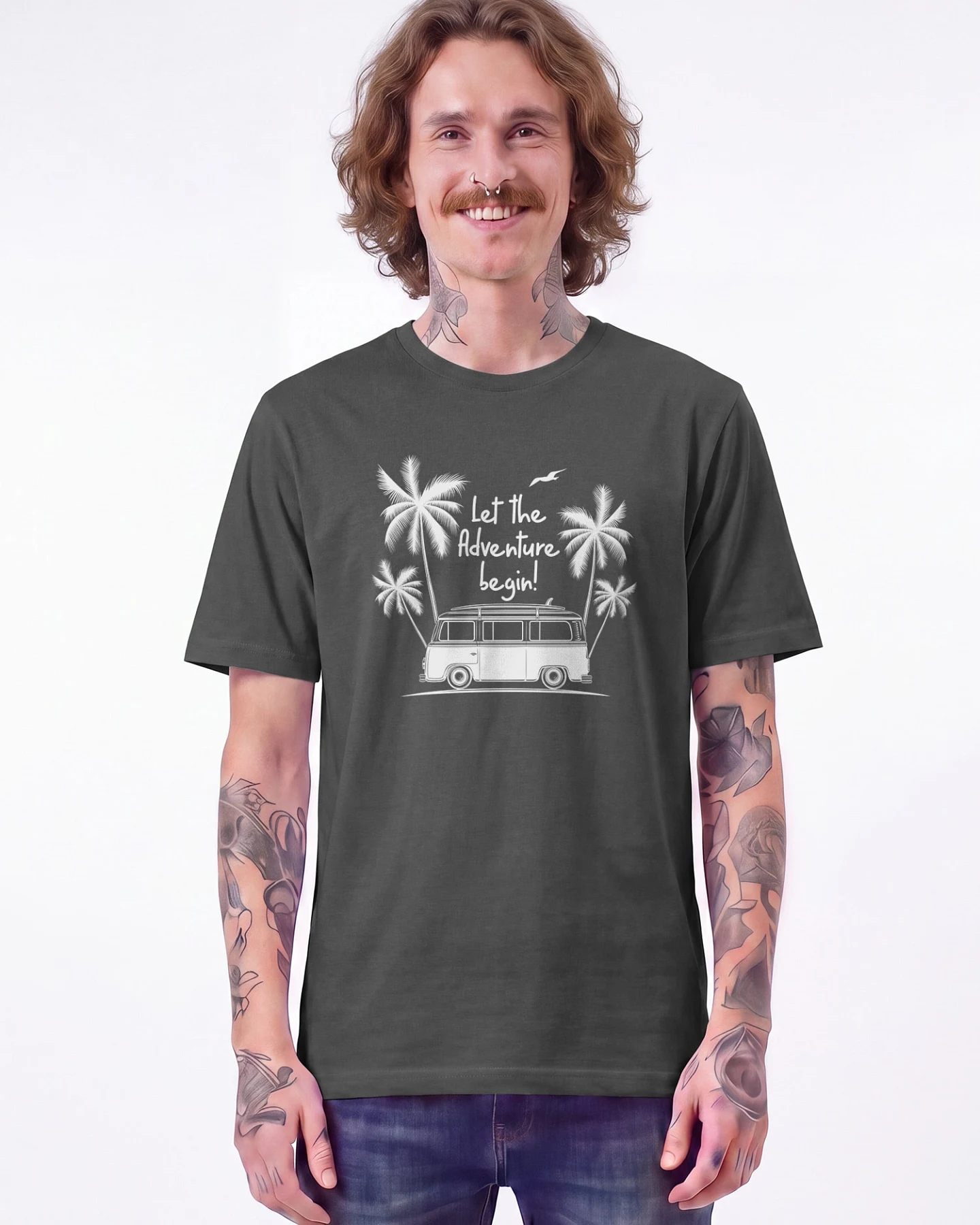 Watapparel T-Shirt Let The Adventure Begin – Ansicht 2