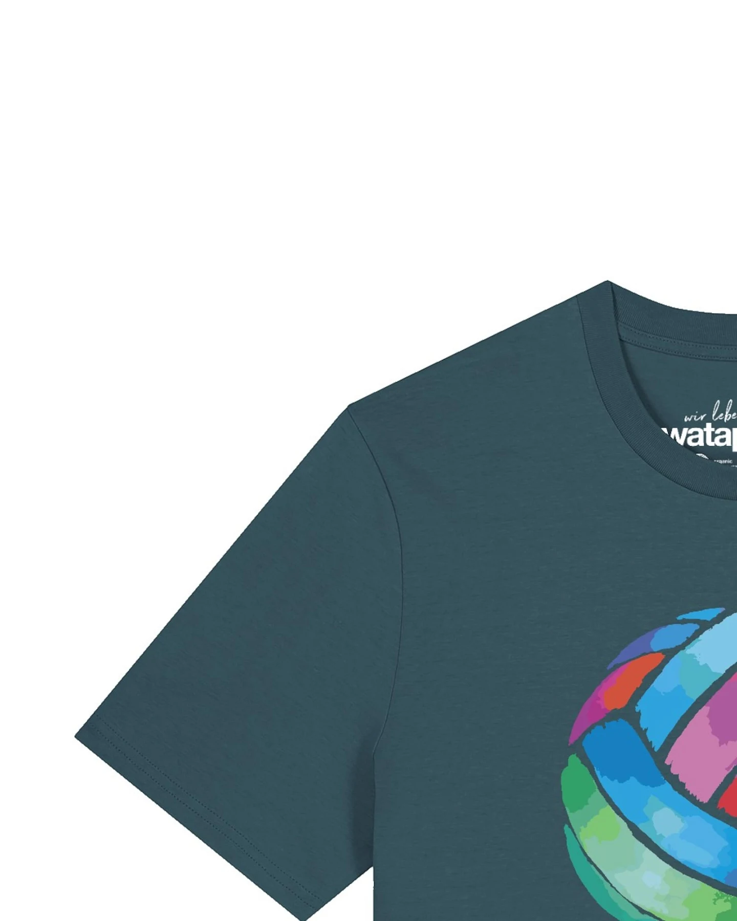 Watapparel T-Shirt Volleyball In Watercolor – Ansicht 3