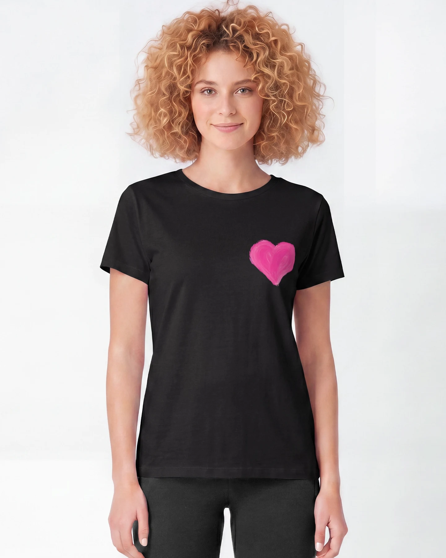 Watapparel T-Shirt Pink Heart – Ansicht 2