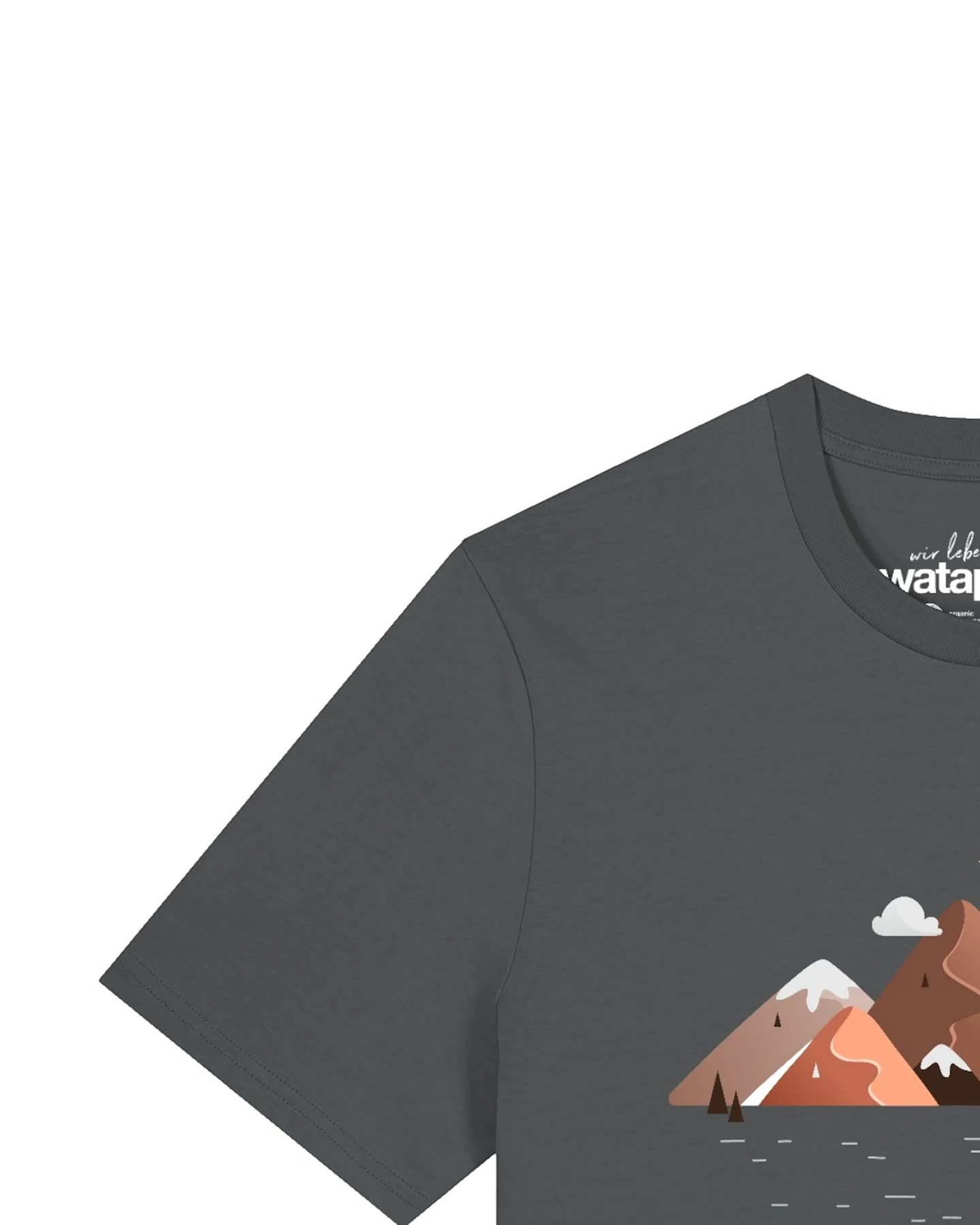 Watapparel T-Shirt Mountains & Moon – Ansicht 3