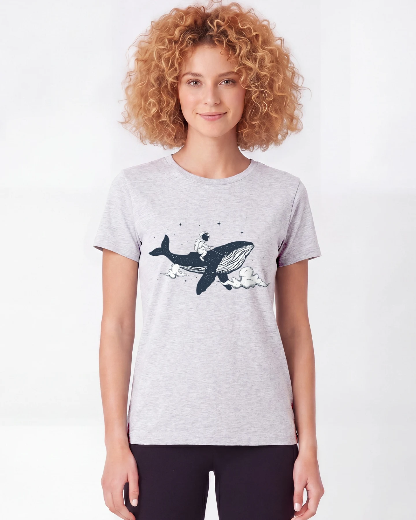 Watapparel T-Shirt Spacewhale – Ansicht 2