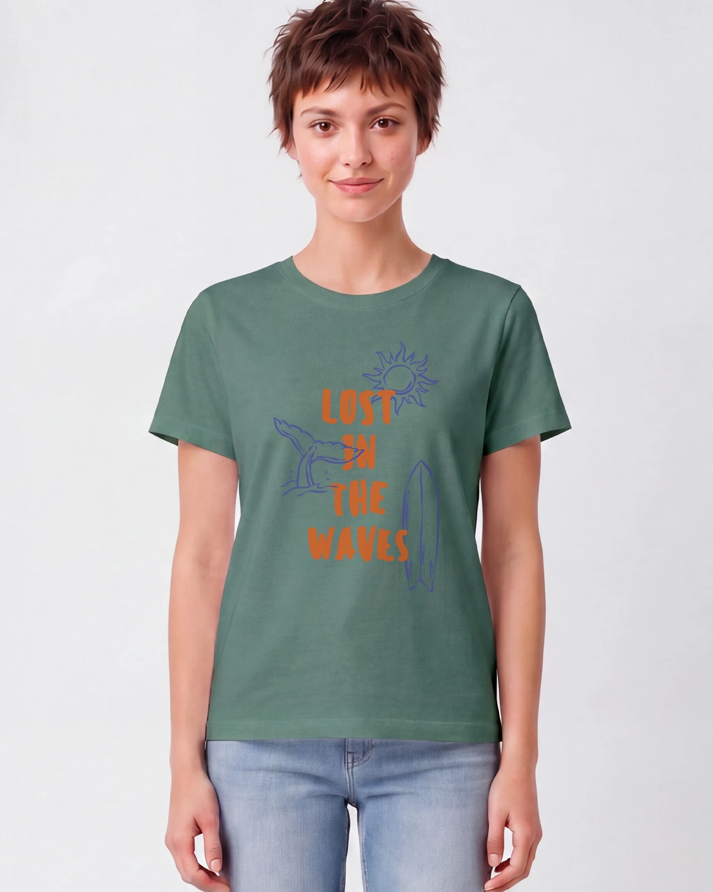 Watapparel T-Shirt Lost In The Waves – Ansicht 2
