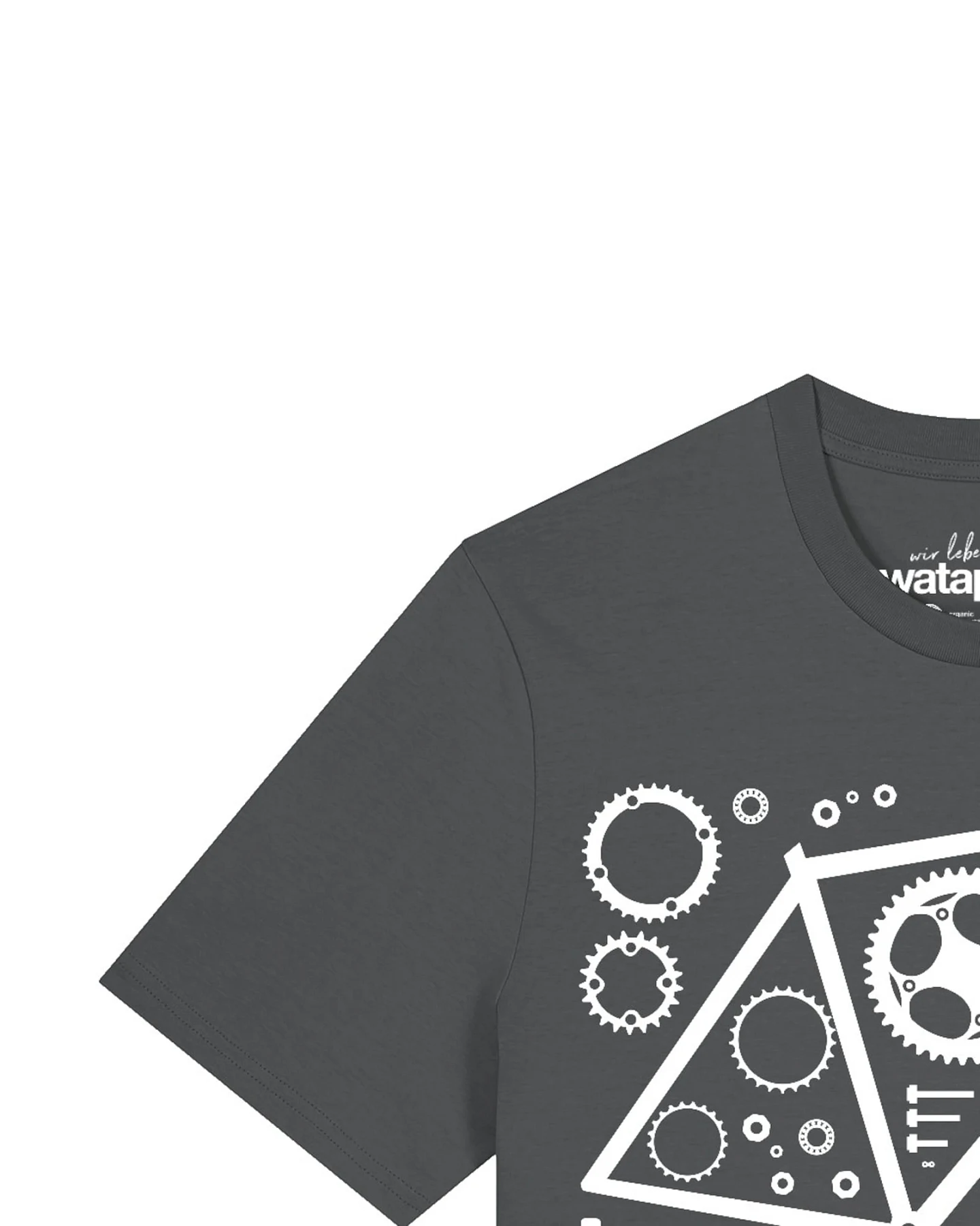 Watapparel T-Shirt Fahrradteile – Ansicht 3