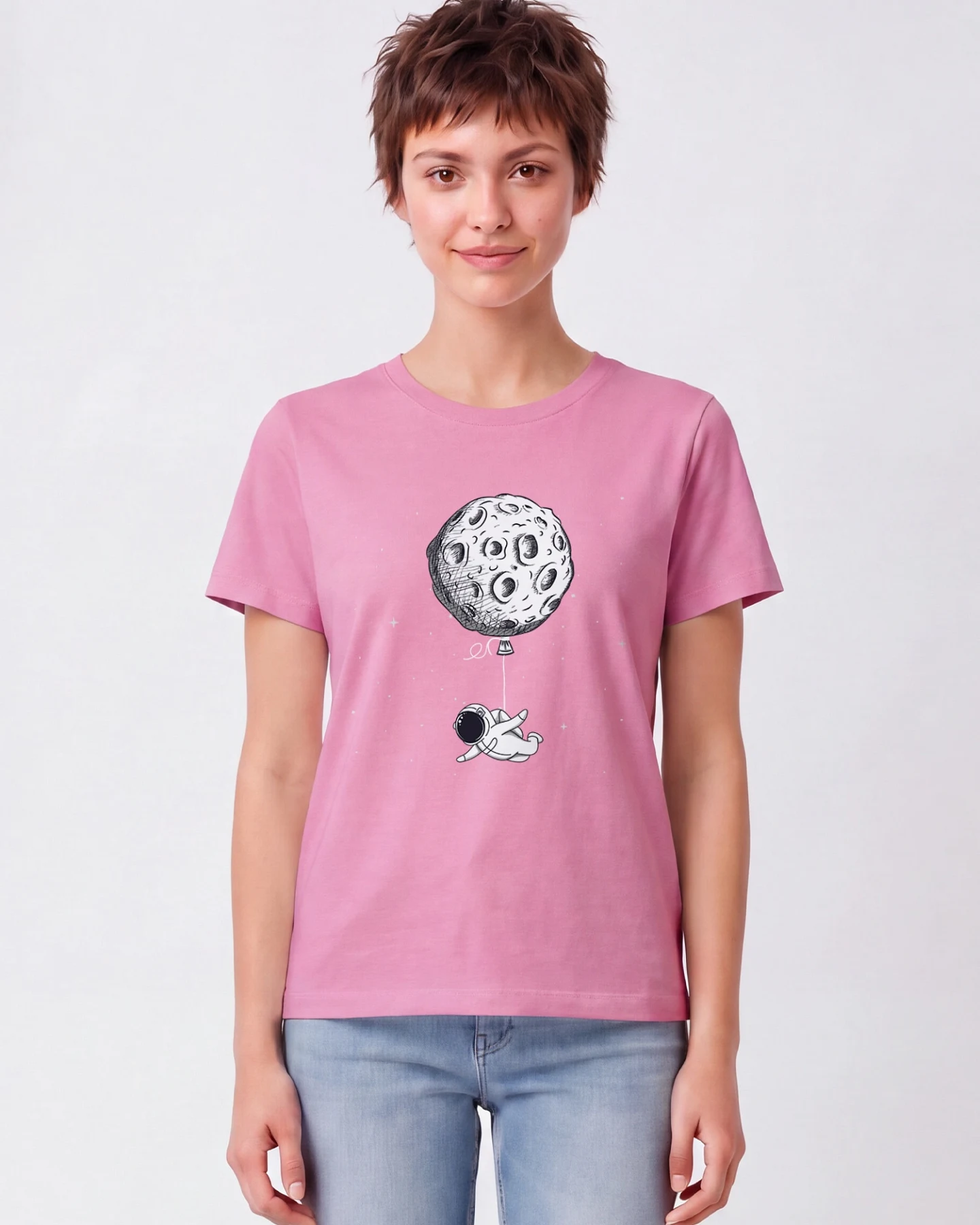 Watapparel T-Shirt Funny Spaceman – Ansicht 2