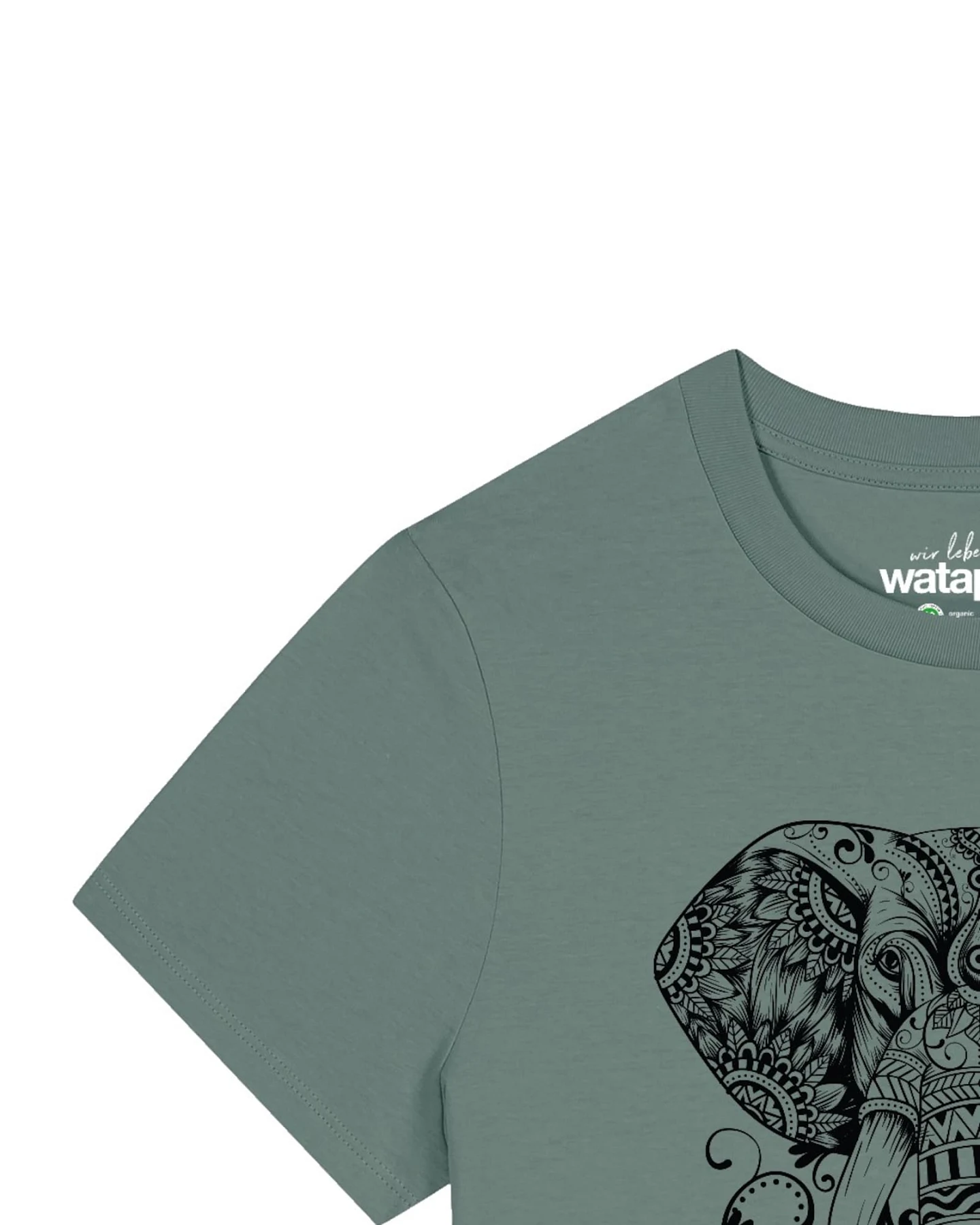 Watapparel T-Shirt Mandala Elephant – Ansicht 3