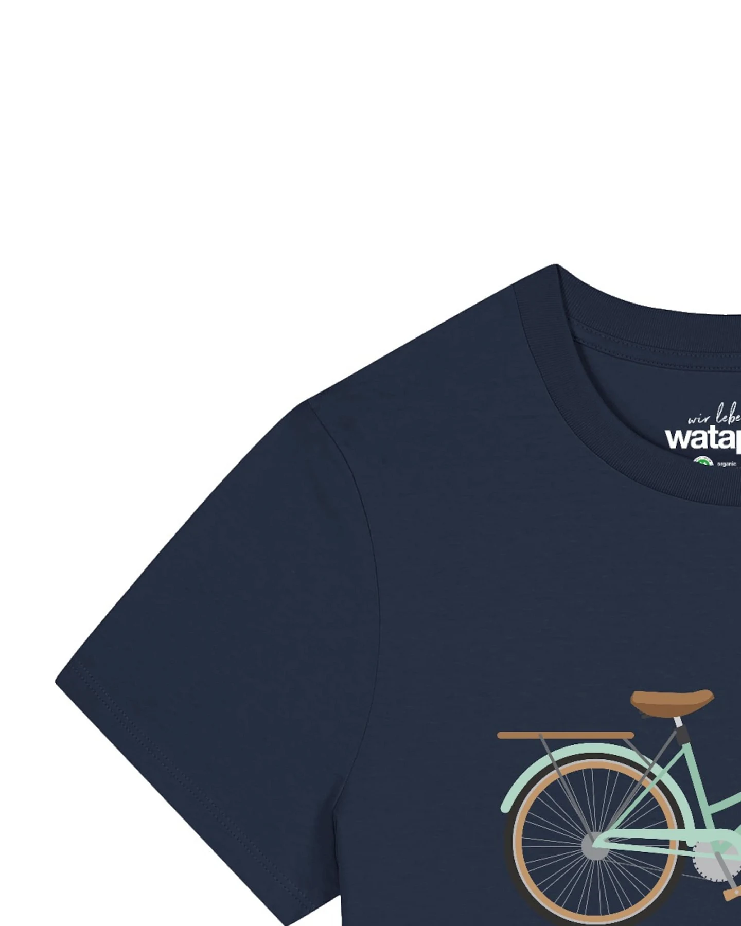 Watapparel T-Shirt Mint Bike – Ansicht 3