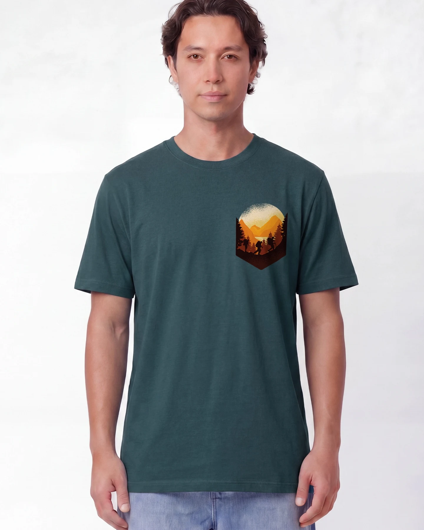 Watapparel T-Shirt Hiking In The Mountains – Ansicht 2