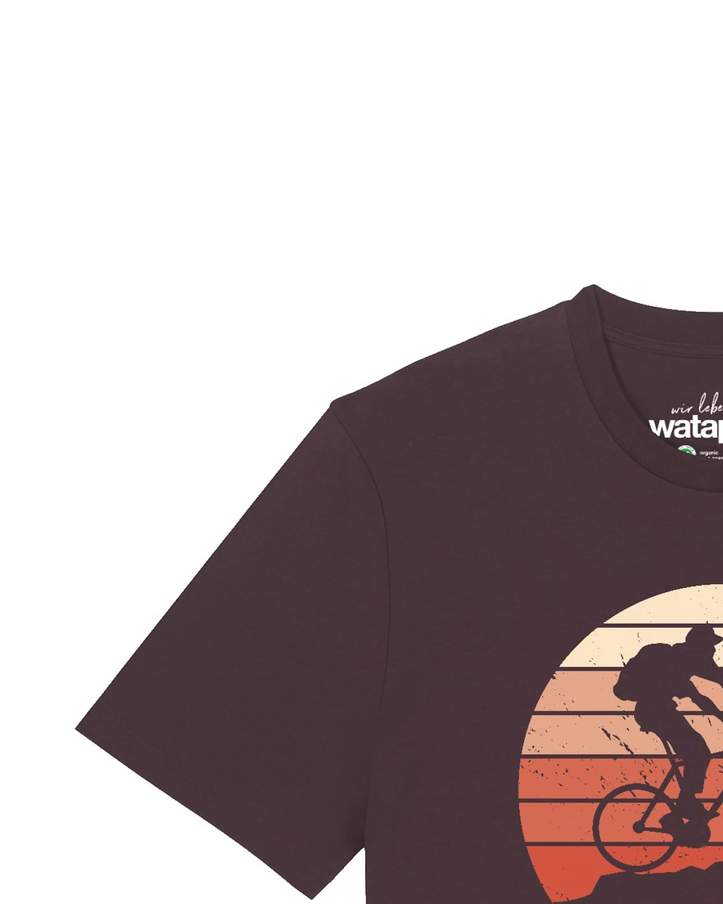 Watapparel T-Shirt Mountainbike Silhouette – Ansicht 3