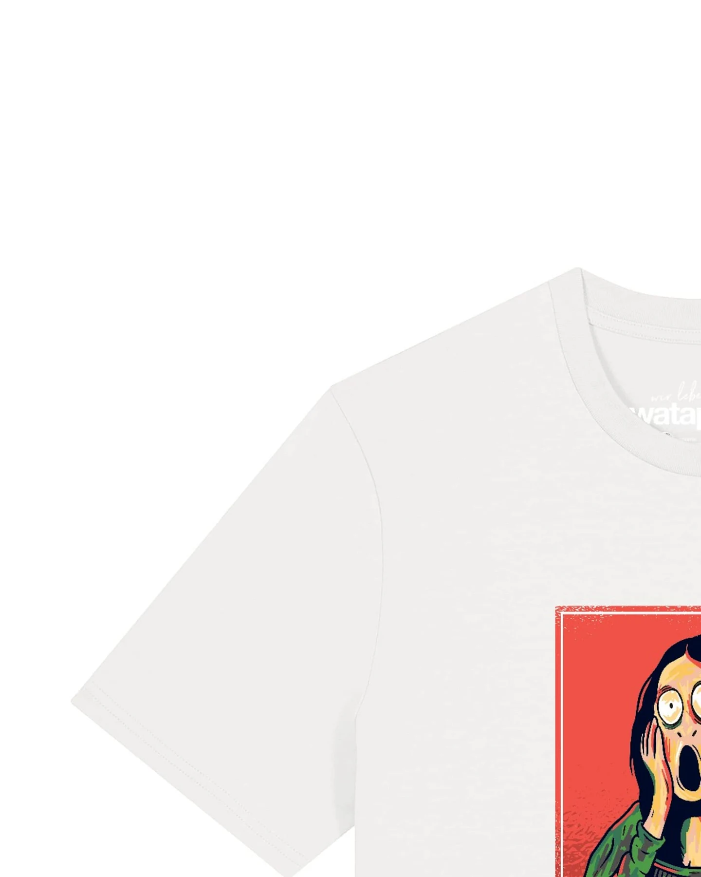 Watapparel T-Shirt Mona Lisa Scream – Ansicht 3
