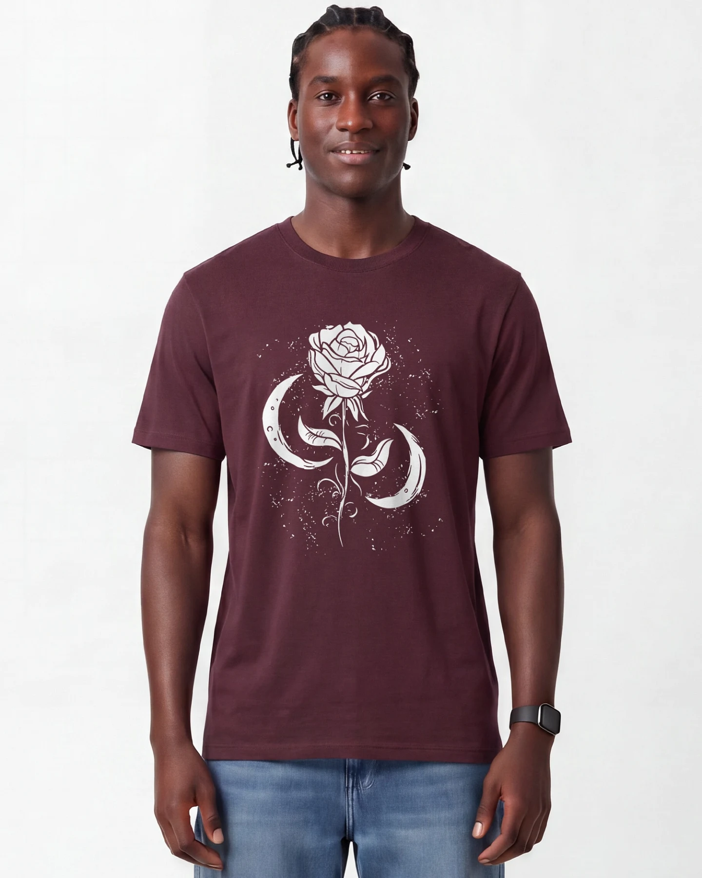 Watapparel T-Shirt Rose und Mond – Ansicht 2