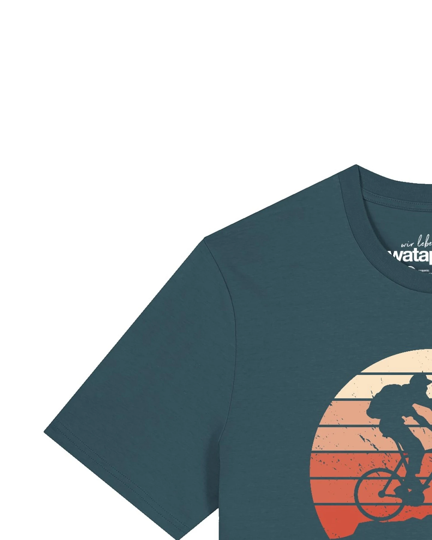 Watapparel T-Shirt Mountainbike Silhouette – Ansicht 3