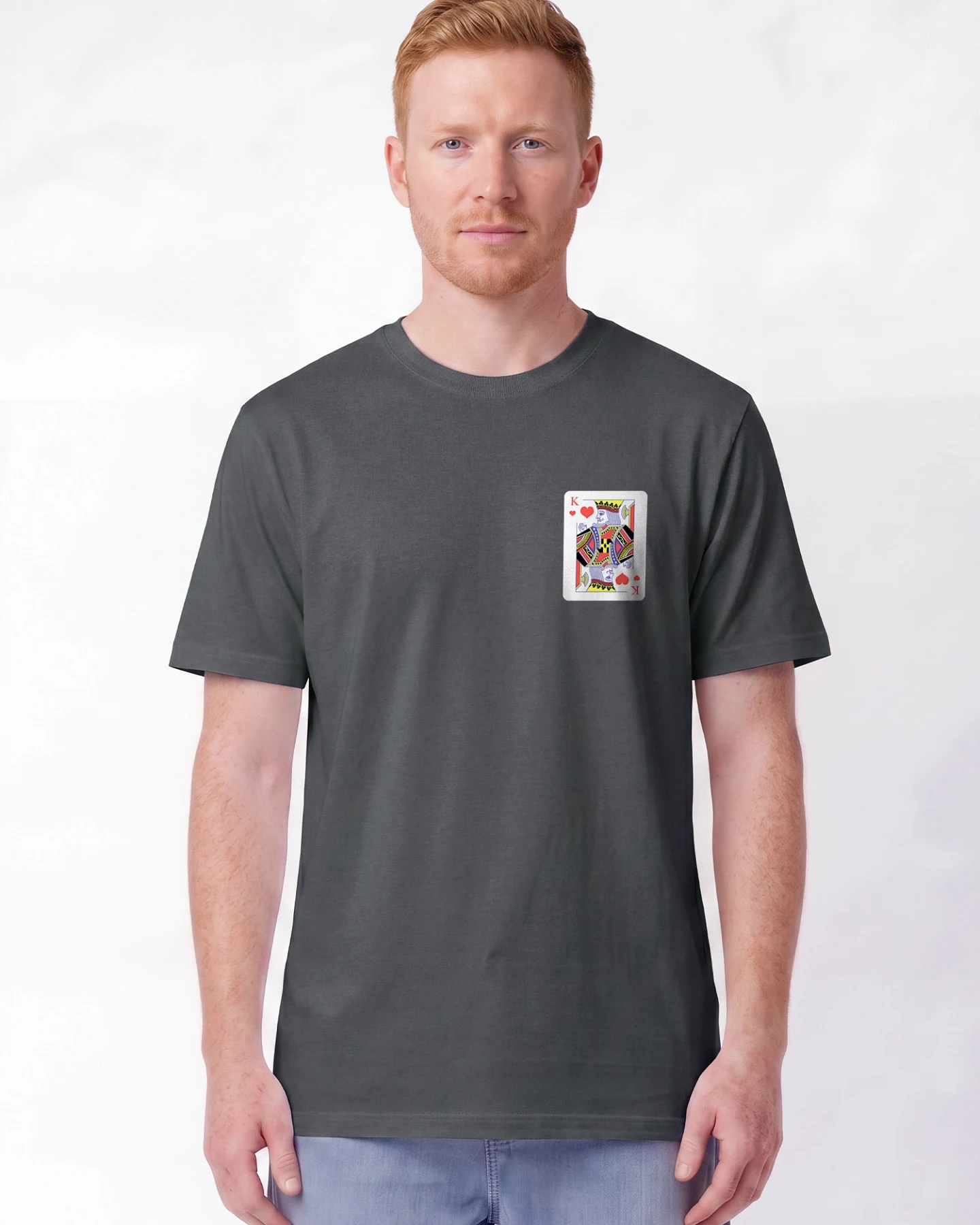 Watapparel T-Shirt König Der Herzen – Ansicht 2