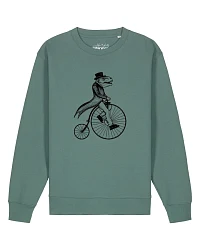 Produktseite: Watapparel Sweatshirt T-Rex Auf Fahrrad