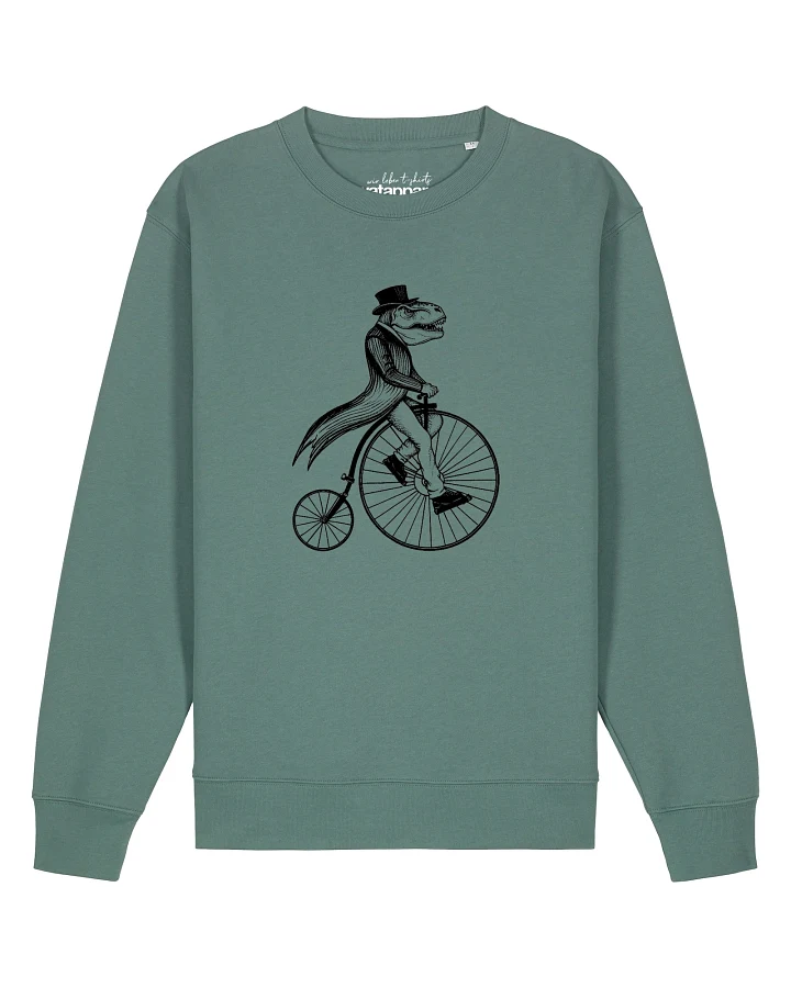 Watapparel Sweatshirt T-Rex Auf Fahrrad