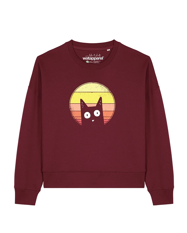 Produktseite: Watapparel Sweatshirt Sunset Cat