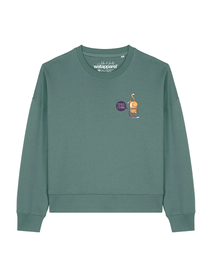 Watapparel Sweatshirt Funny Cat