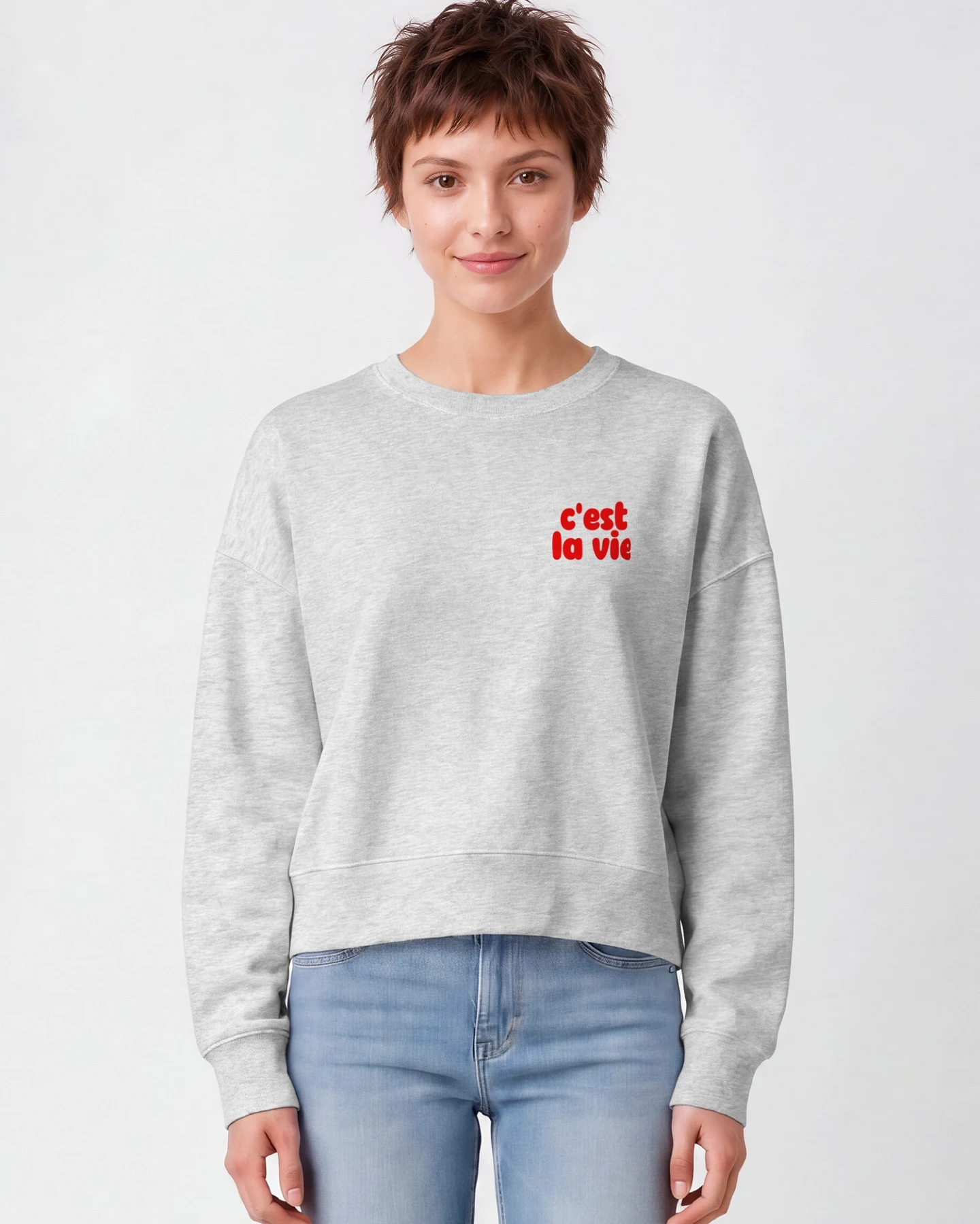 Watapparel Sweatshirt Cest La Vie – Ansicht 2