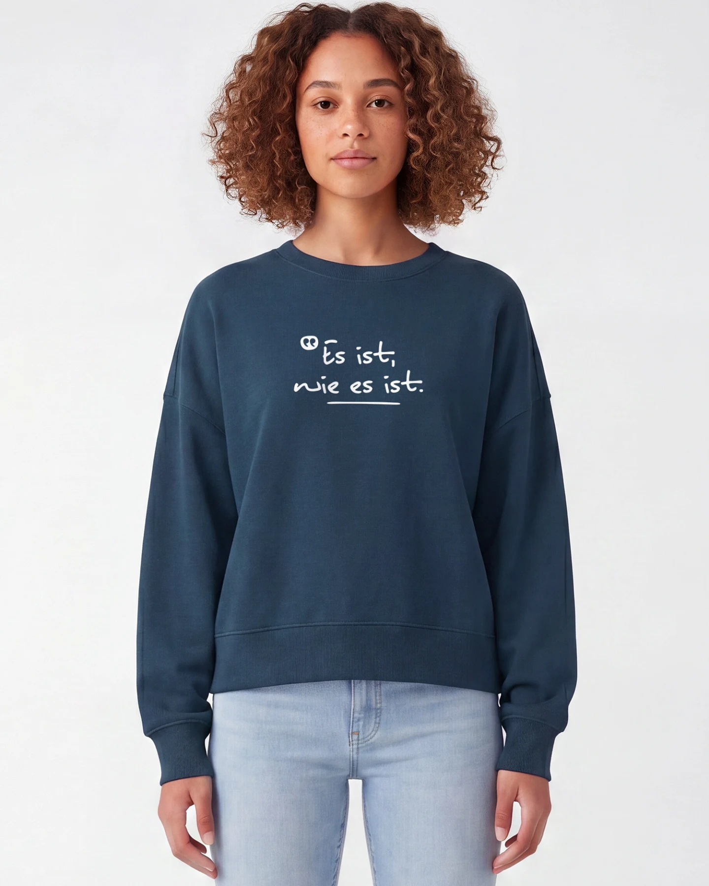 Watapparel Sweatshirt Es Ist Wie Es Ist – Ansicht 2