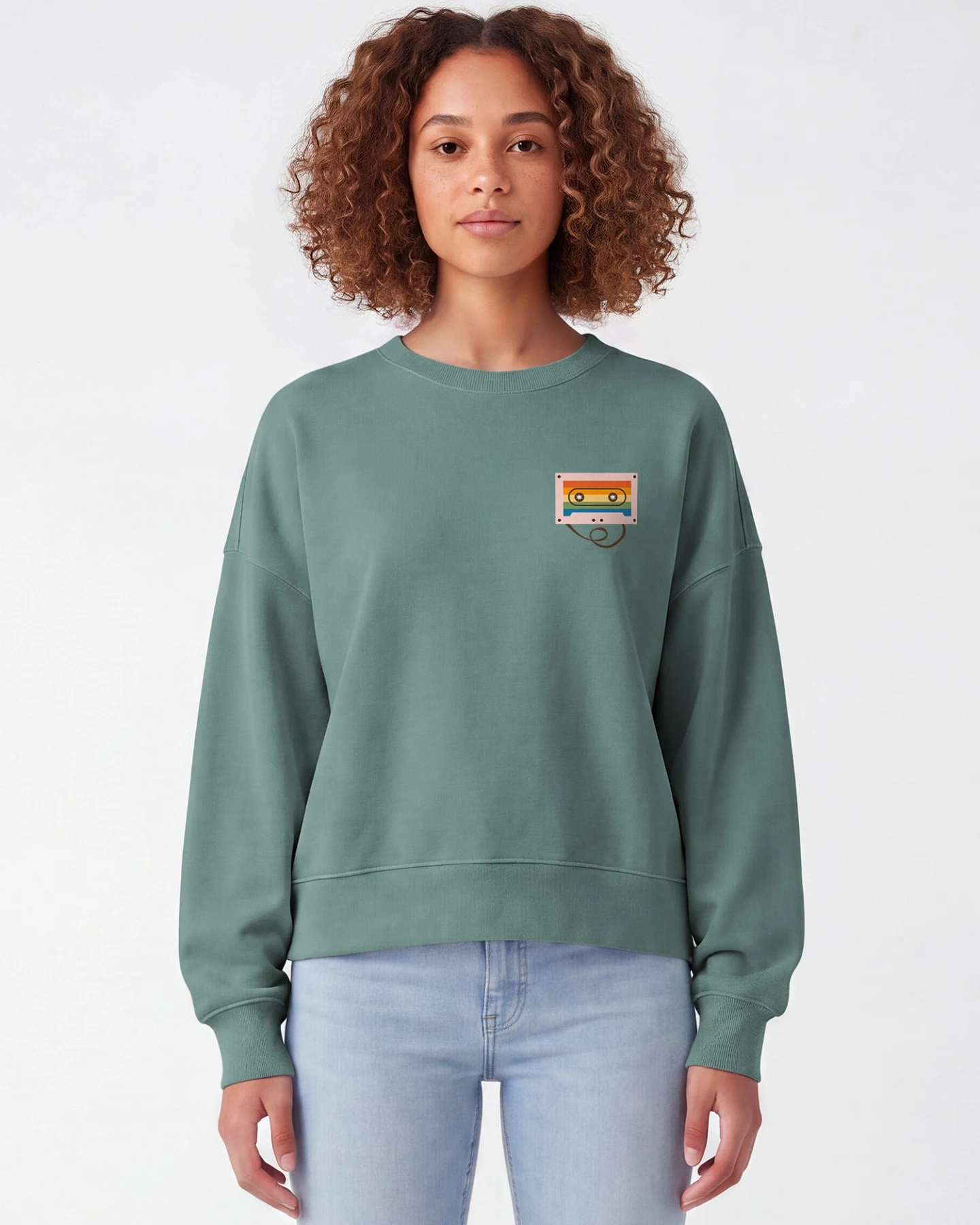 Watapparel Sweatshirt Rainbow Cassette – Ansicht 2