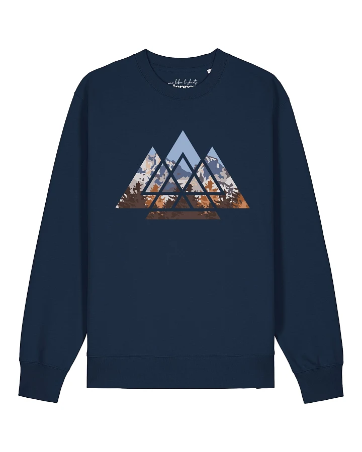 Watapparel Sweatshirt Geometric Landscape (GOTS)